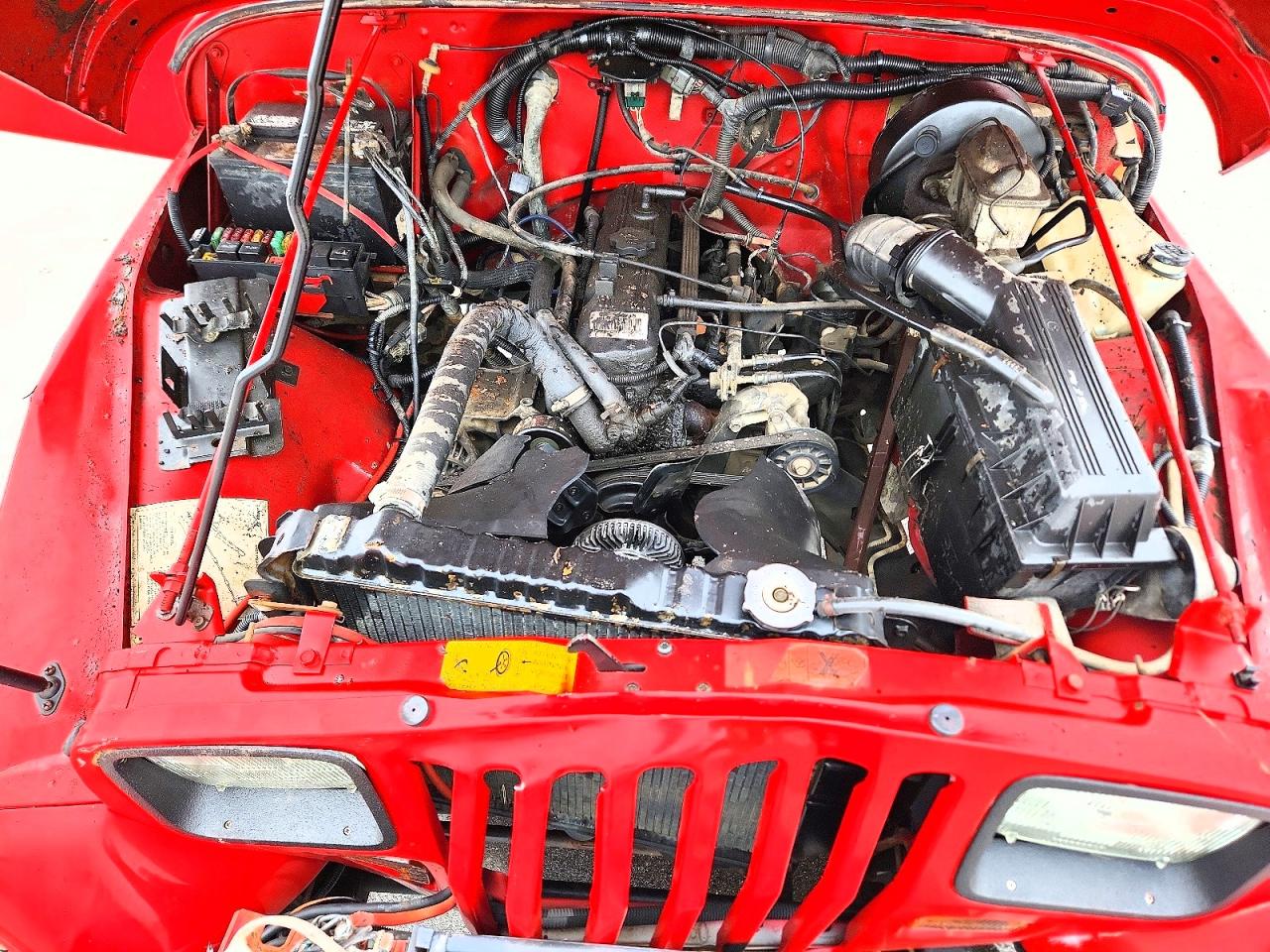 1994 Jeep Wrangler / Yj S Красный vin: 1J4FY19P6RP406484