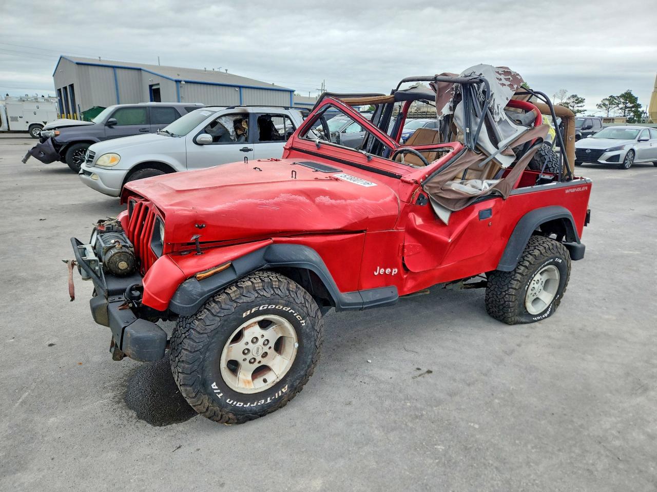 1994 Jeep Wrangler / Yj S Red vin: 1J4FY19P6RP406484