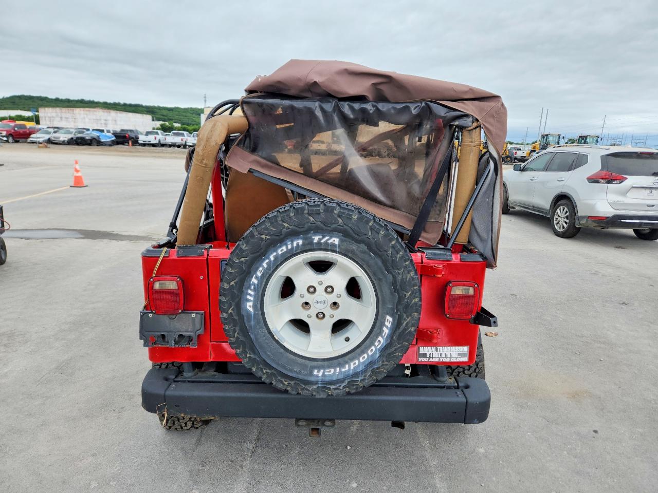 1994 Jeep Wrangler / Yj S Red vin: 1J4FY19P6RP406484