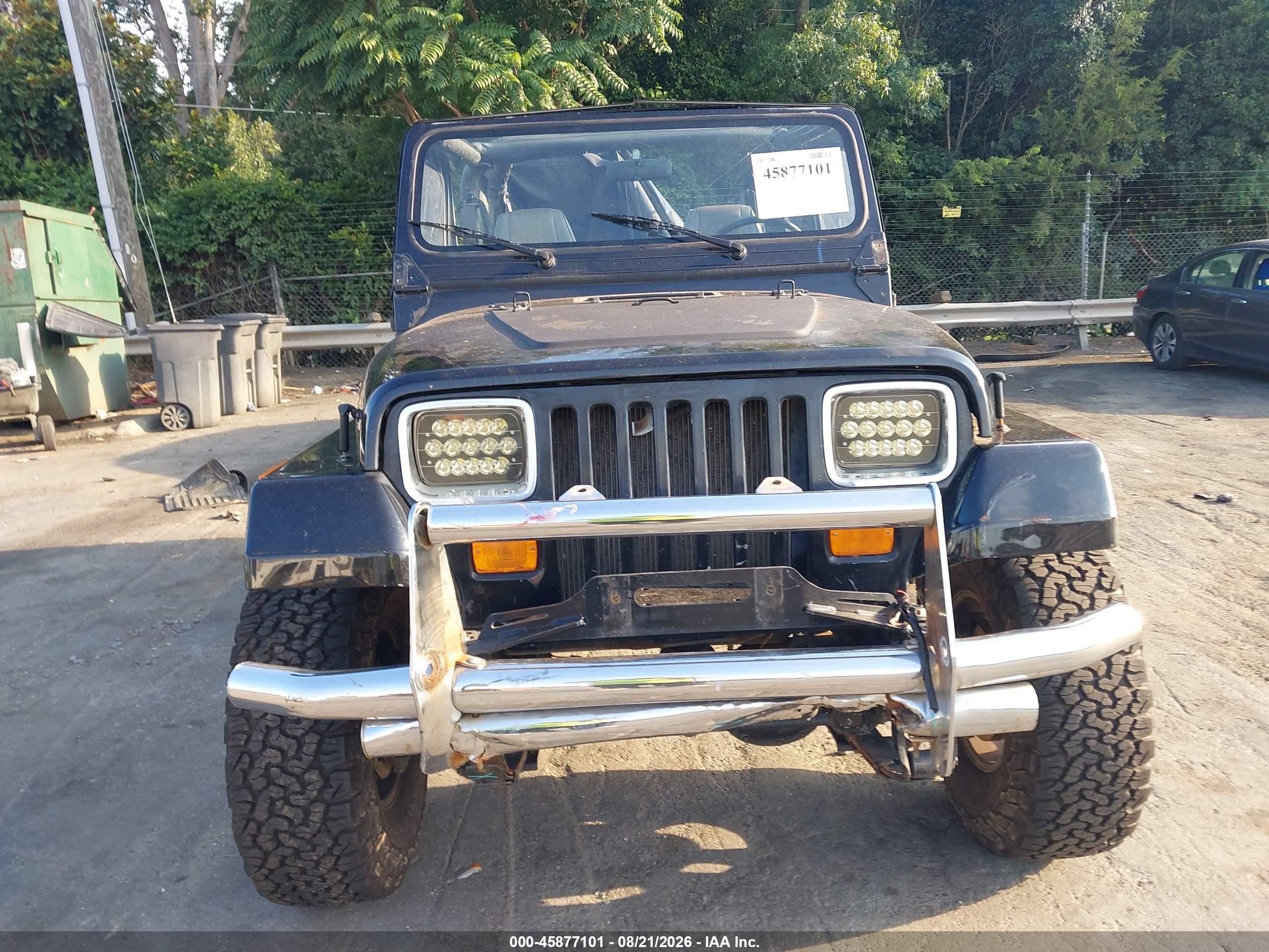 1995 Jeep Wrangler / Yj S/rio Grande Black vin: 1J4FY19P6SP267575