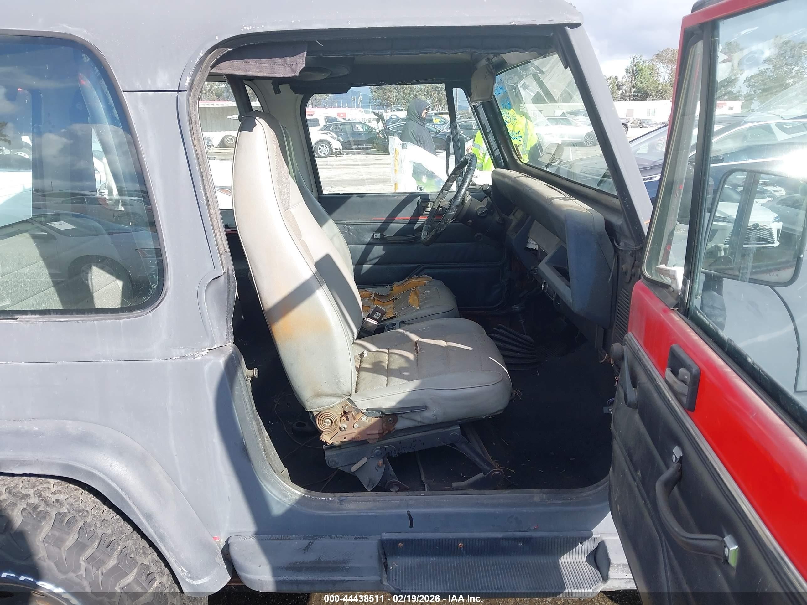 1994 Jeep Wrangler / Yj S Черный vin: 1J4FY19P7RP419745