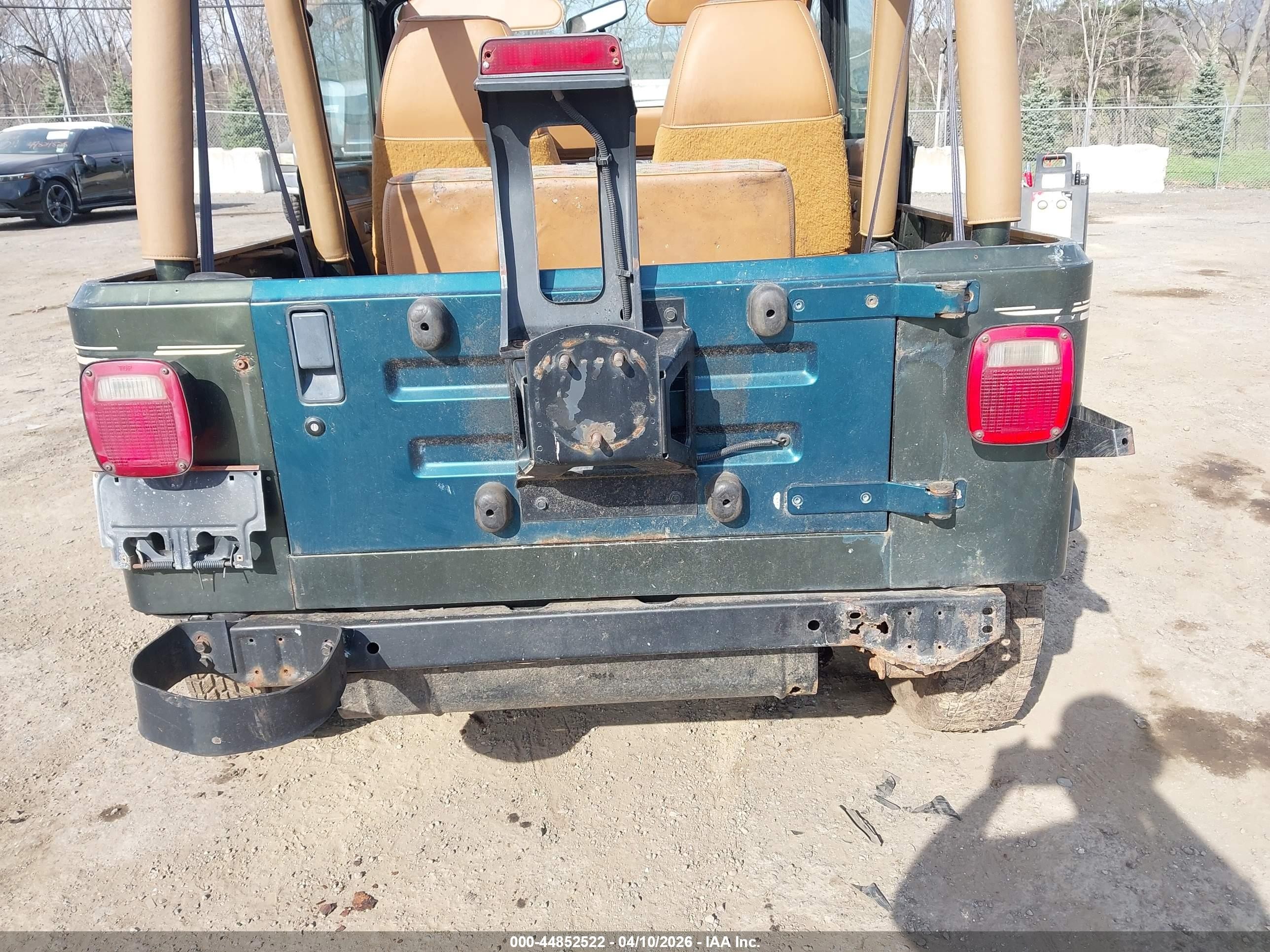 1995 Jeep Wrangler / Yj S/rio Grande Зеленый vin: 1J4FY19P7SP236335