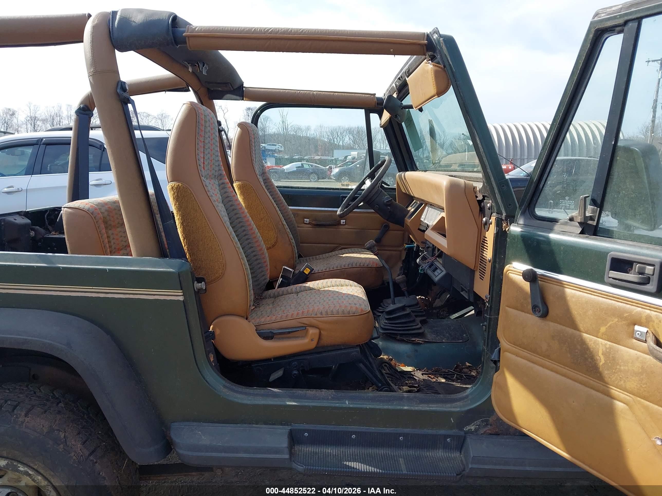 1995 Jeep Wrangler / Yj S/rio Grande Зеленый vin: 1J4FY19P7SP236335