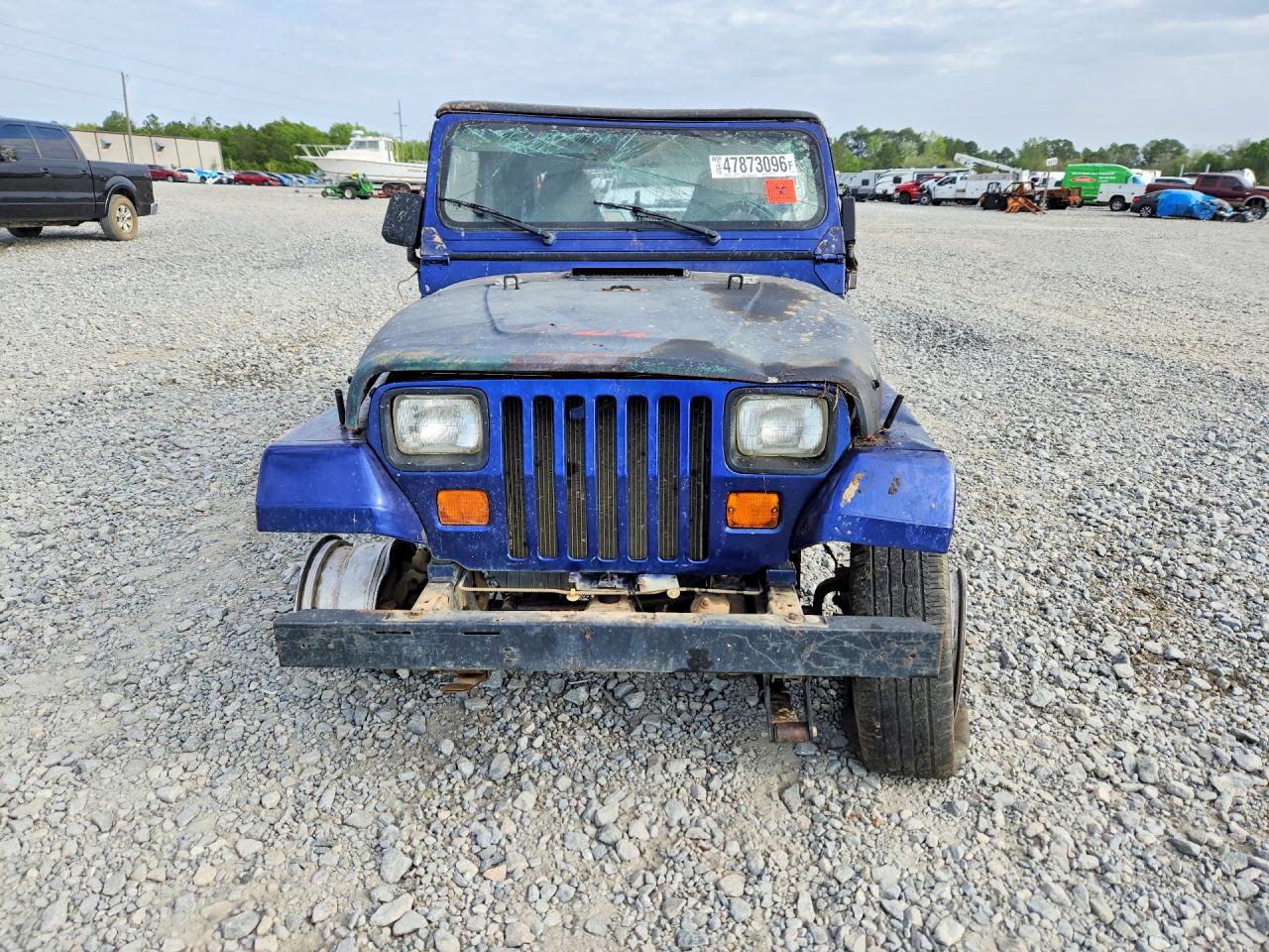 1994 Jeep Wrangler / Yj S Blue vin: 1J4FY19P8RP474334