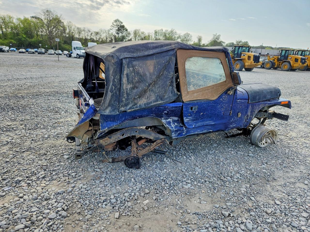 1994 Jeep Wrangler / Yj S Blue vin: 1J4FY19P8RP474334