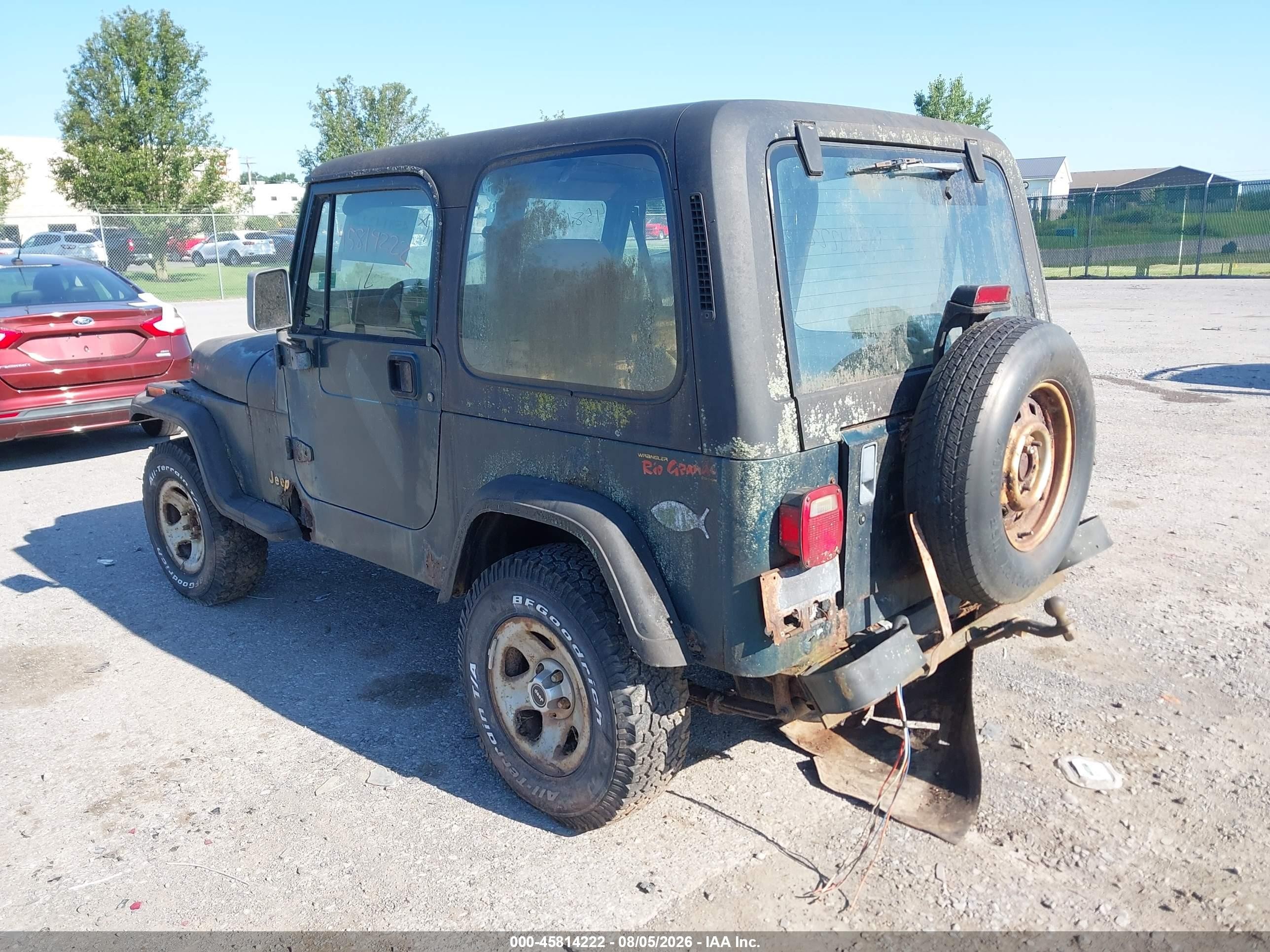 1995 Jeep Wrangler / Yj S/rio Grande Зеленый vin: 1J4FY19P9SP305106