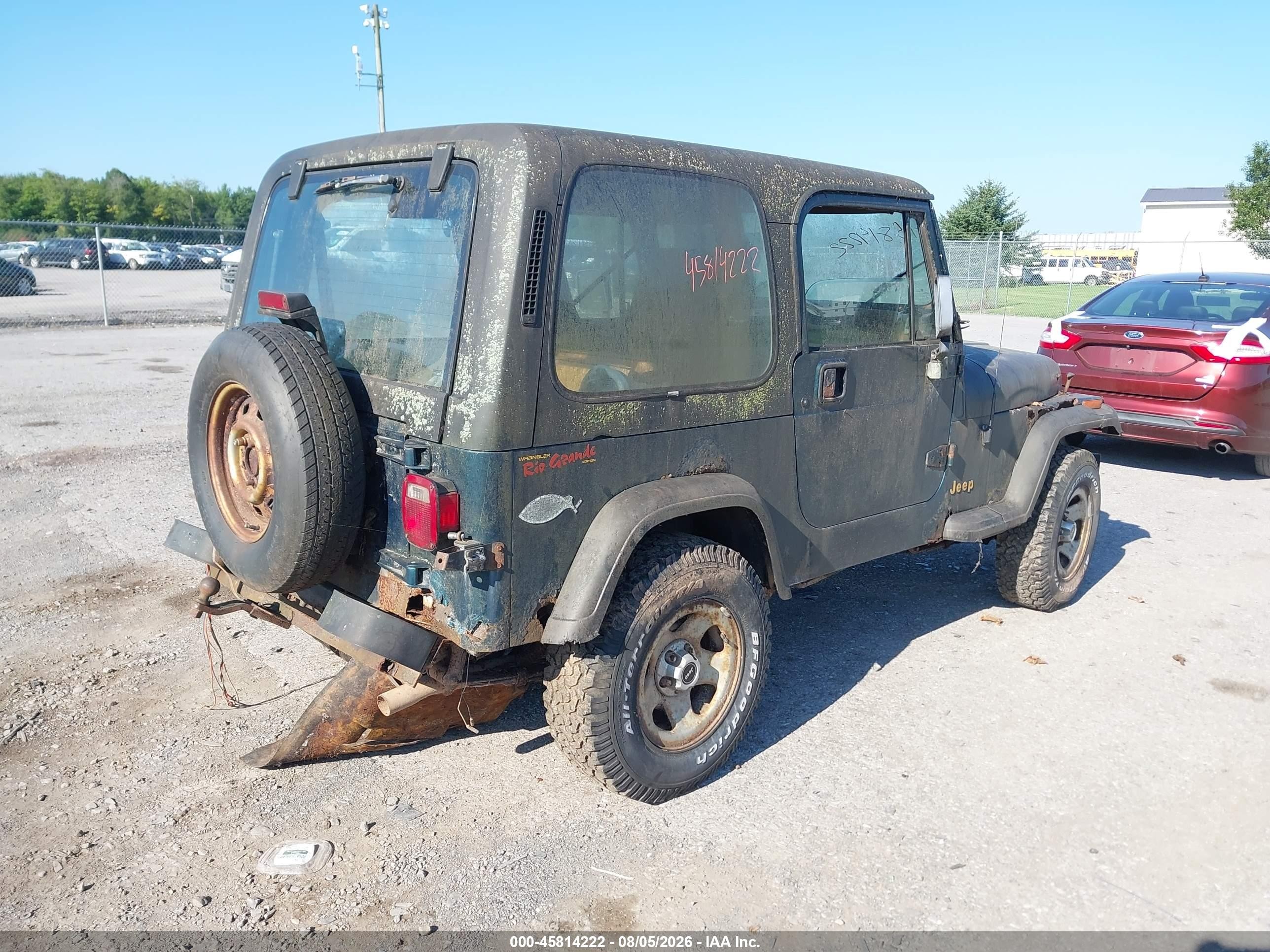 1995 Jeep Wrangler / Yj S/rio Grande Зеленый vin: 1J4FY19P9SP305106