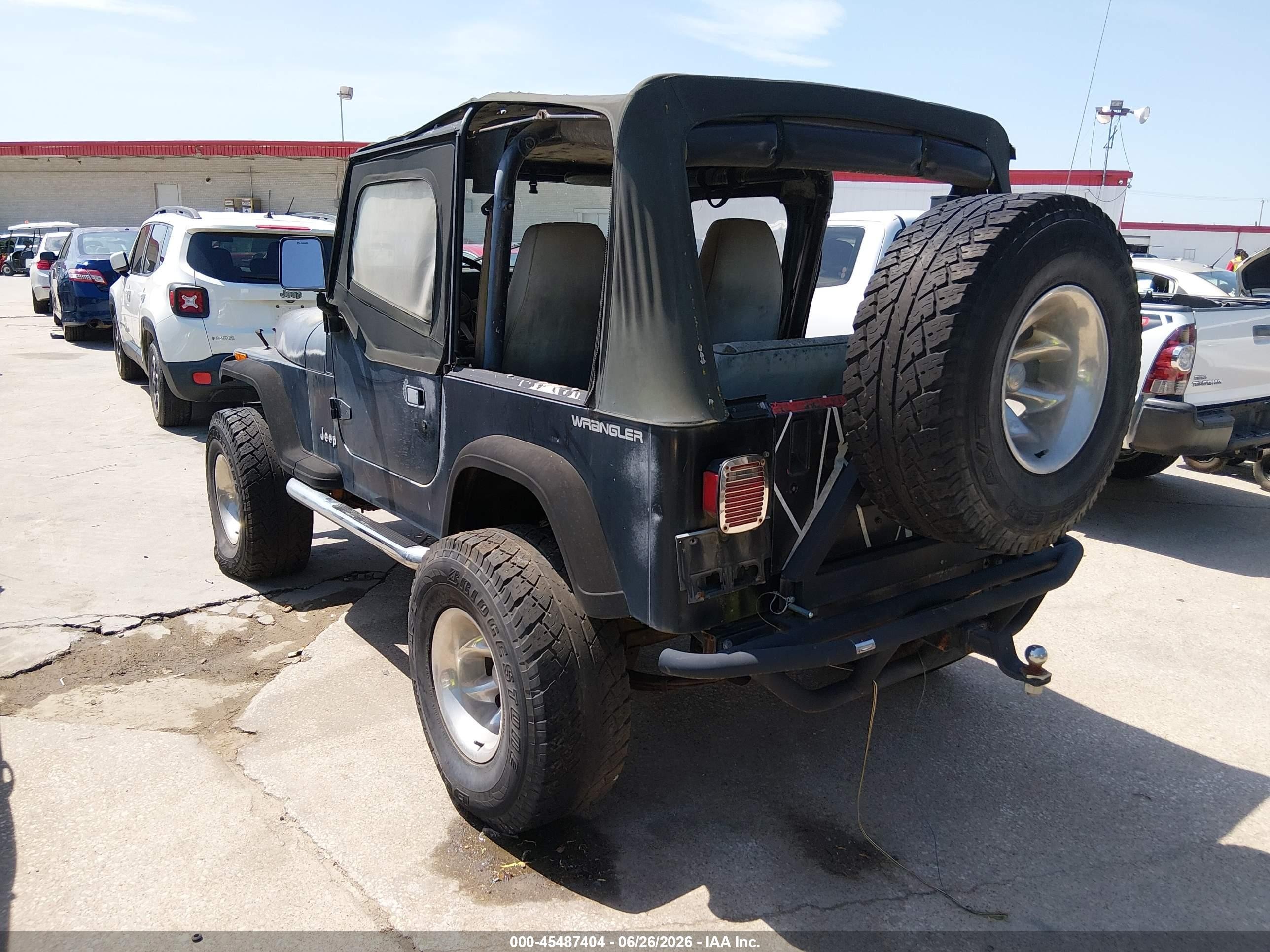 1995 Jeep Wrangler / Yj S/rio Grande Black vin: 1J4FY19PXSP264078