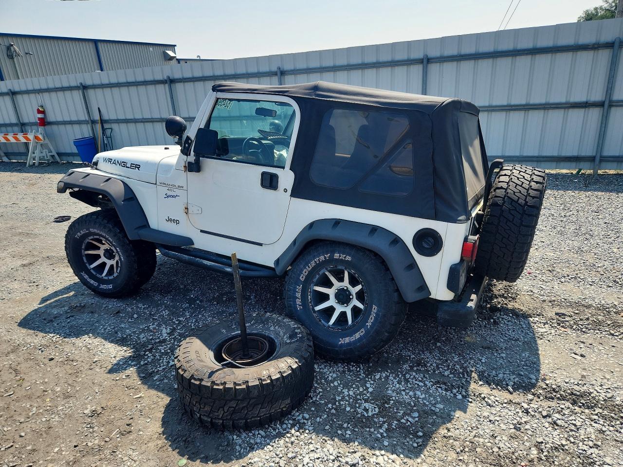 1997 Jeep Wrangler / Tj Sport White vin: 1J4FY19S0VP453928