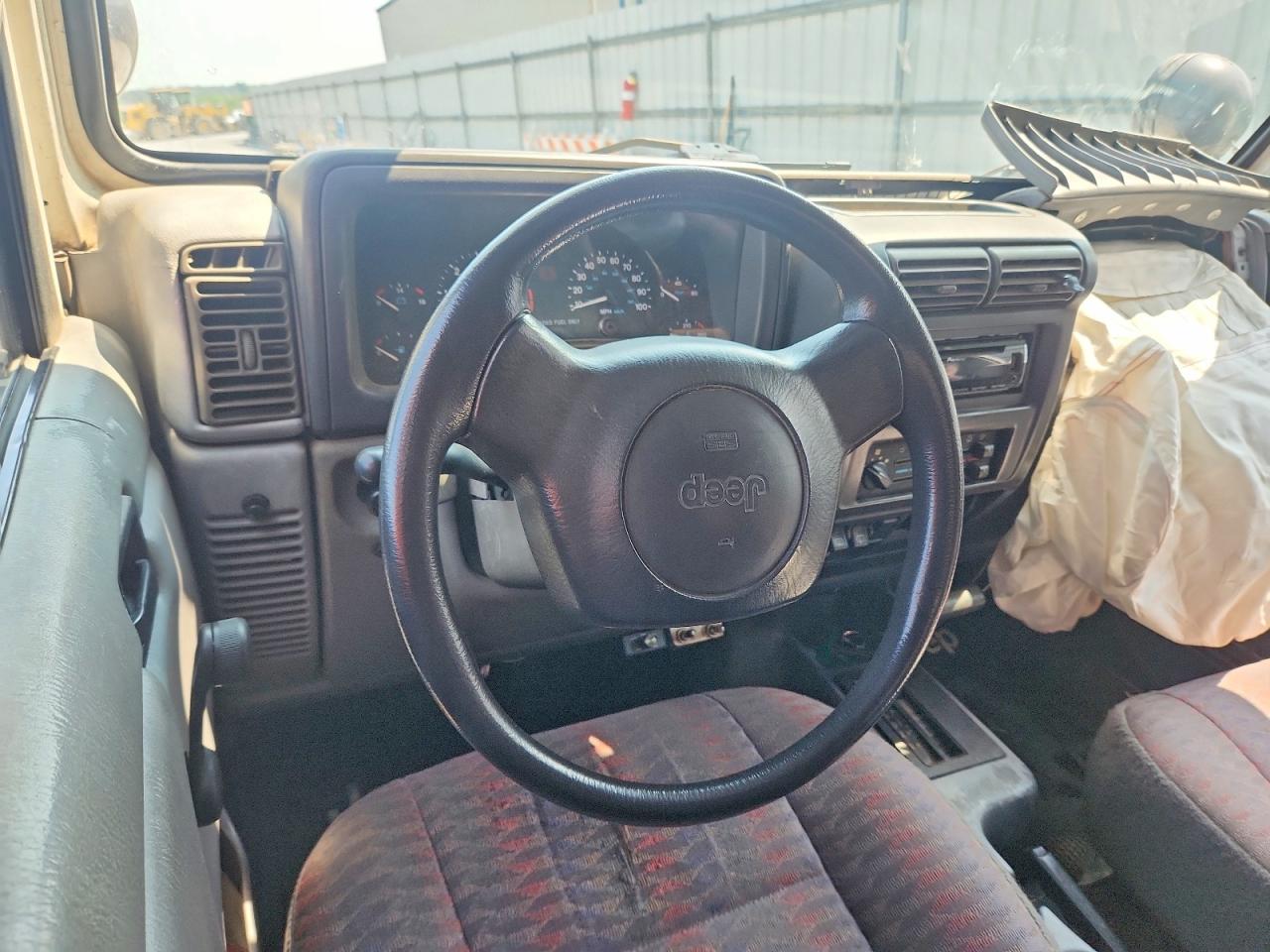 1997 Jeep Wrangler / Tj Sport White vin: 1J4FY19S0VP453928