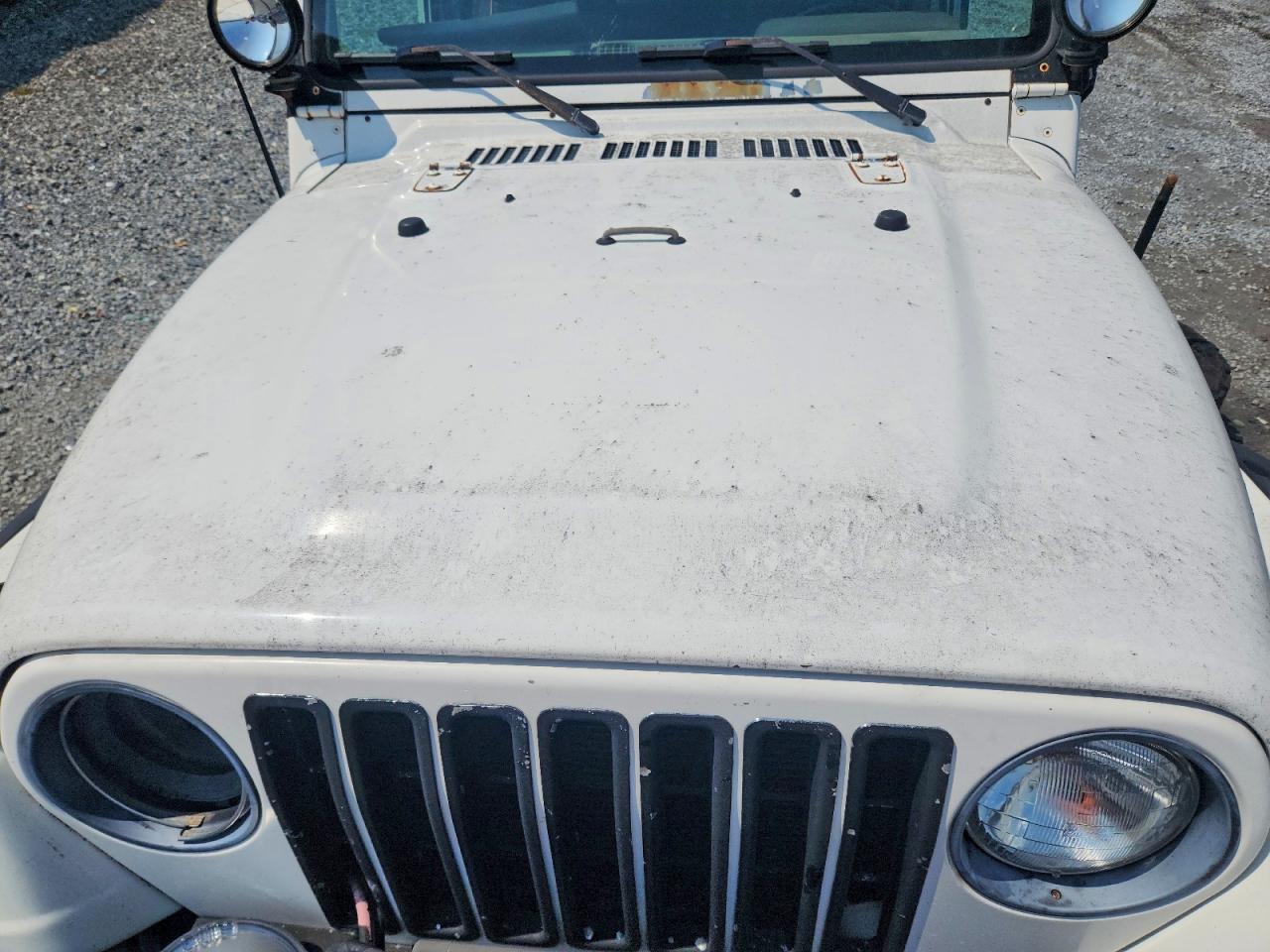 1997 Jeep Wrangler / Tj Sport White vin: 1J4FY19S0VP453928