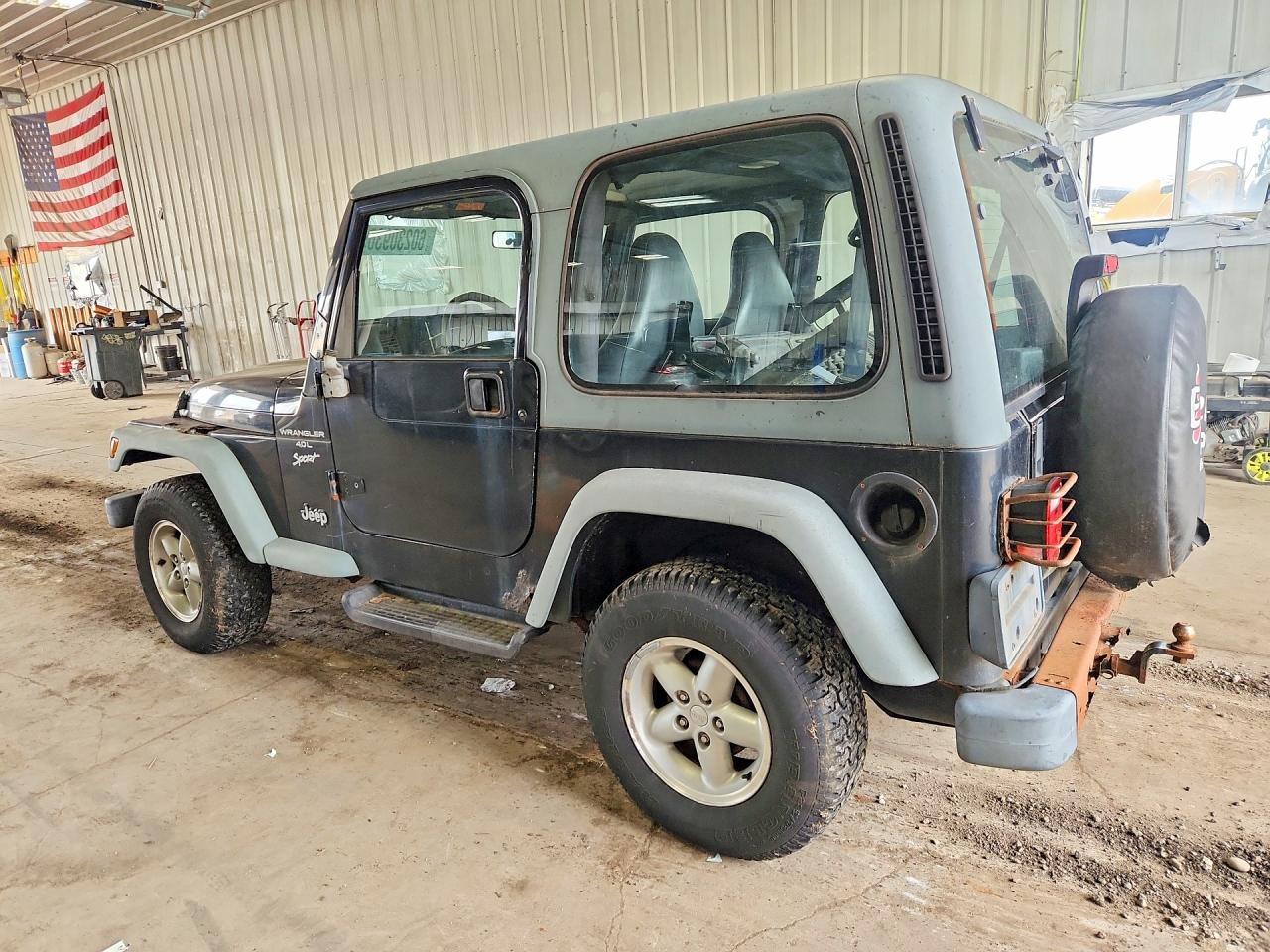 1999 Jeep Wrangler / Tj Sport Black vin: 1J4FY19S0XP471865