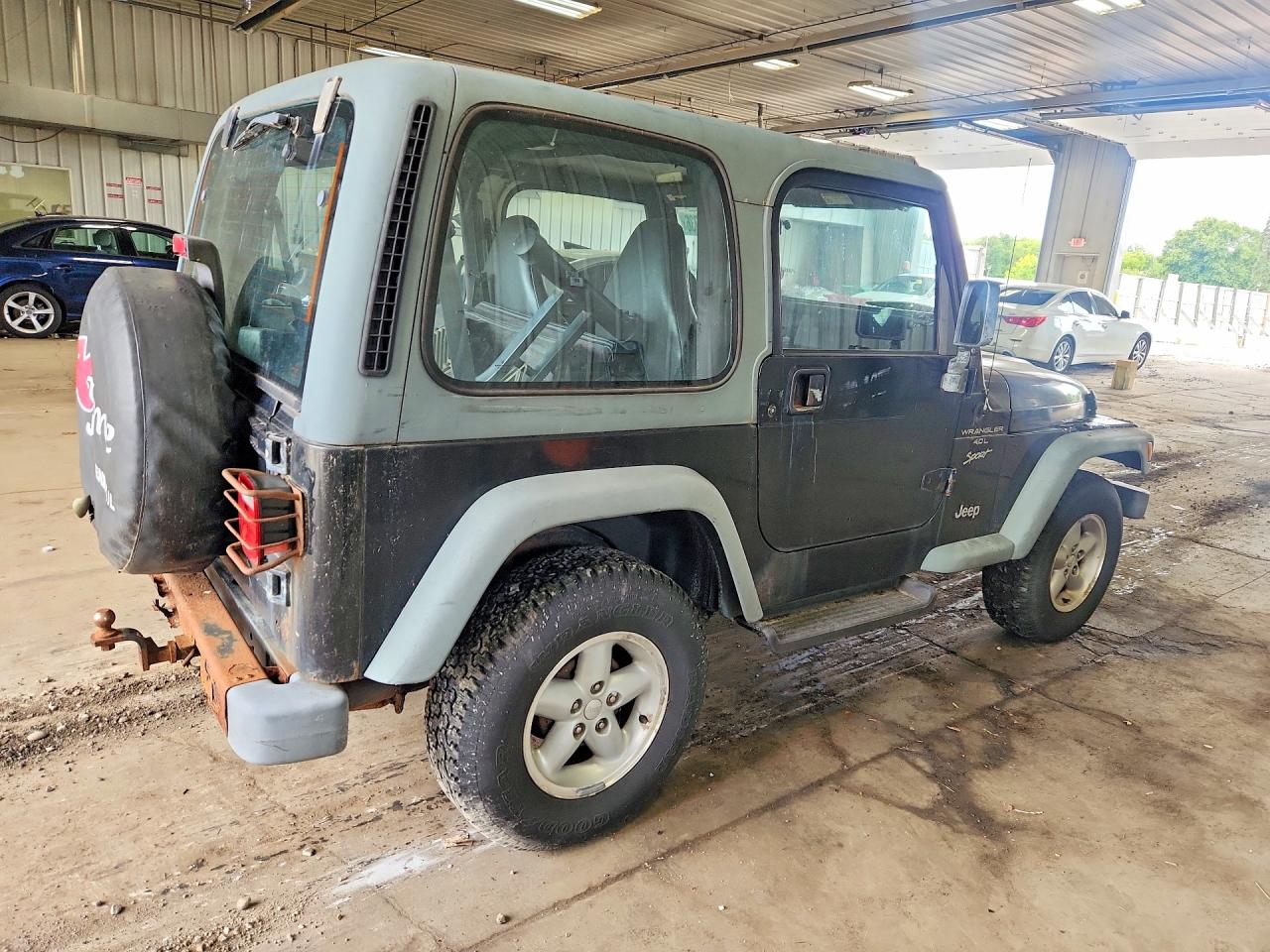 1999 Jeep Wrangler / Tj Sport Black vin: 1J4FY19S0XP471865