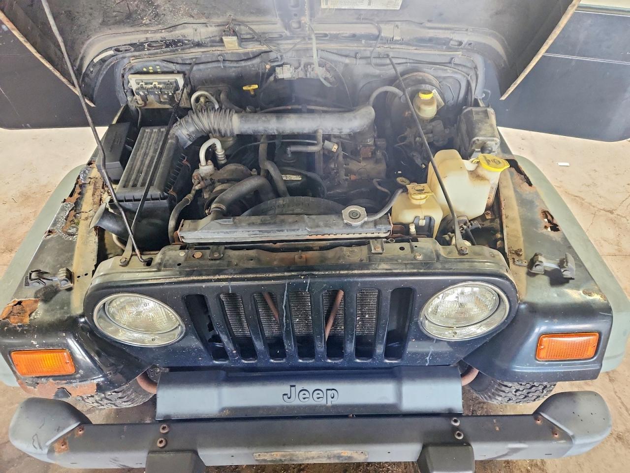 1999 Jeep Wrangler / Tj Sport Black vin: 1J4FY19S0XP471865