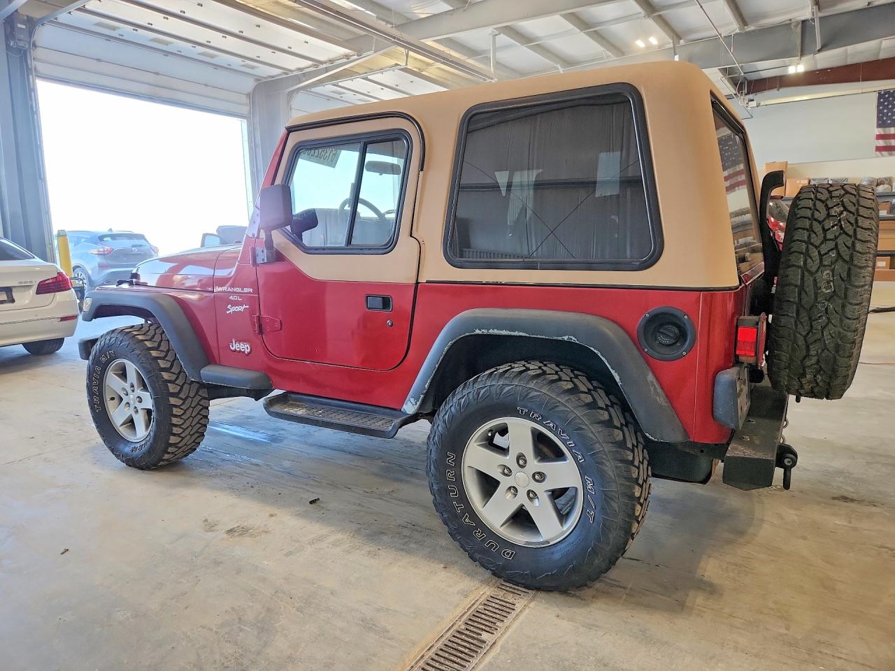1999 Jeep Wrangler / Tj Sport Коричневый vin: 1J4FY19S1XP431293