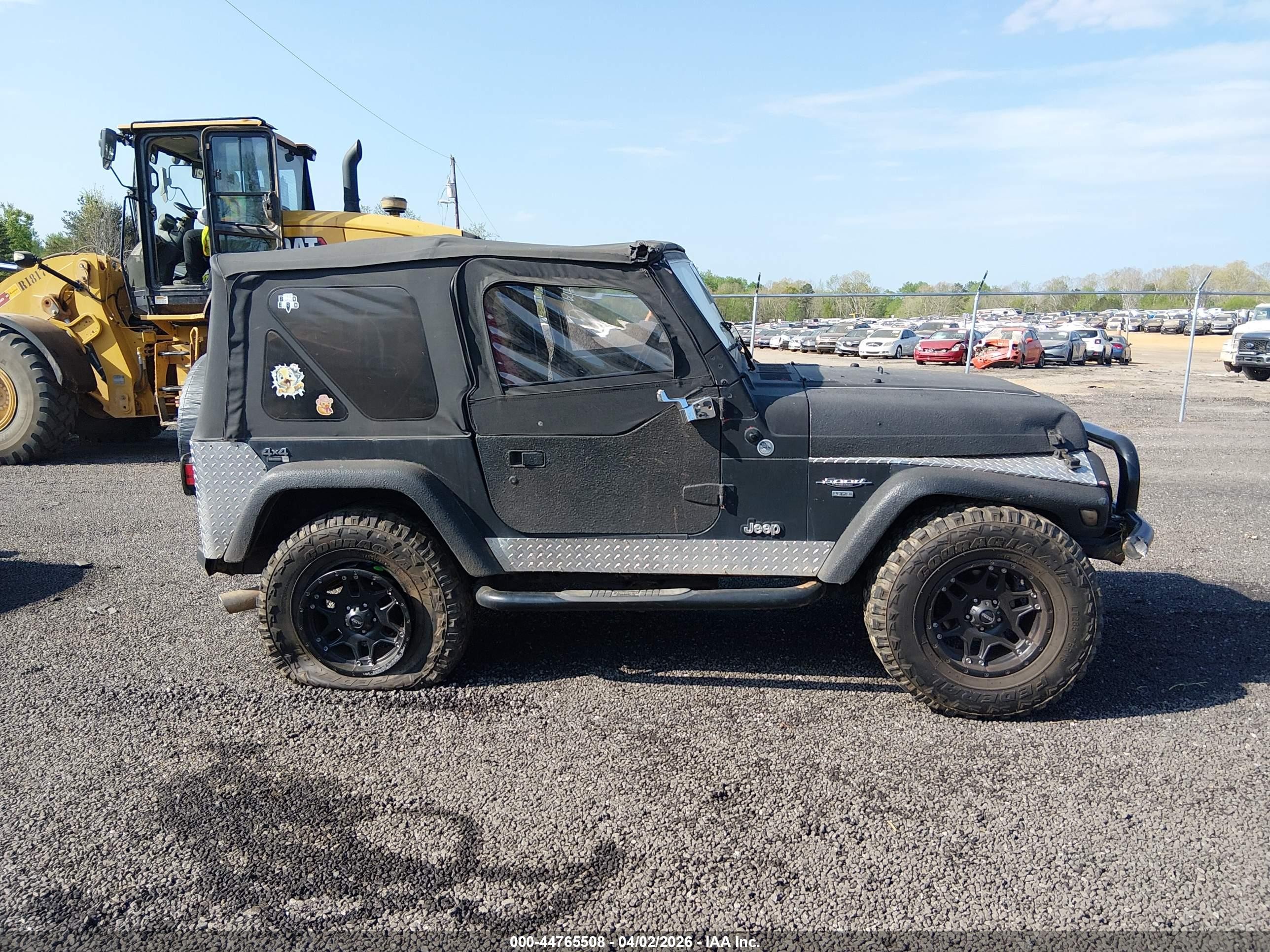 1997 Jeep Wrangler Sport Черный vin: 1J4FY19S2VP446110