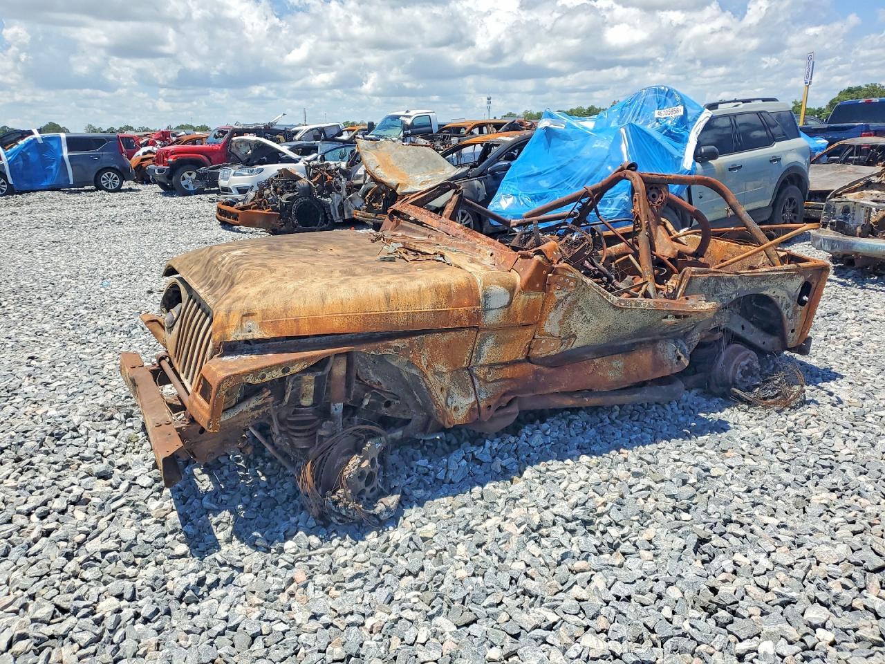1997 Jeep Wrangler / Tj Sport Burn vin: 1J4FY19S2VP533747