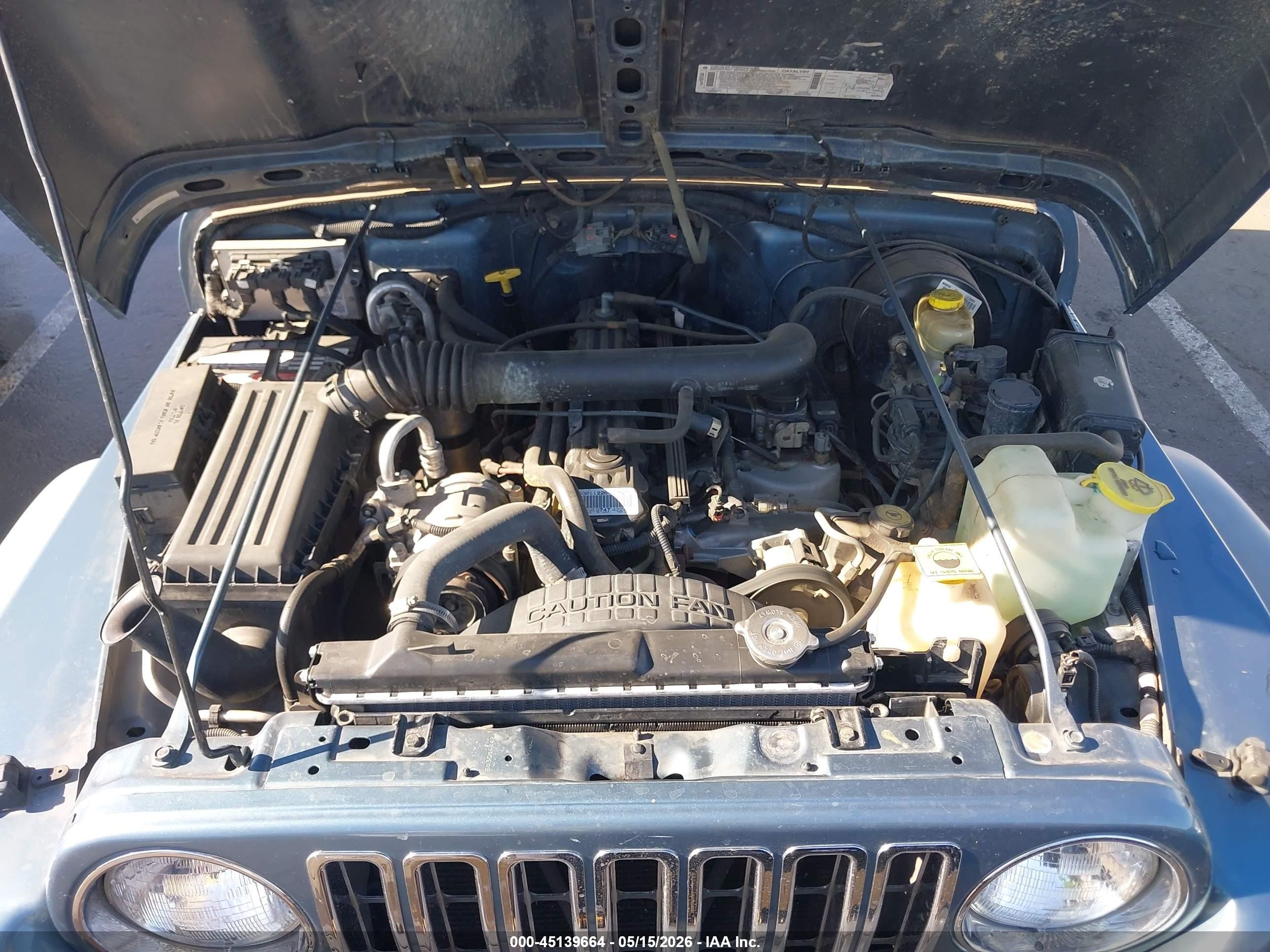 1999 Jeep Wrangler Sport Синий vin: 1J4FY19S2XP467347