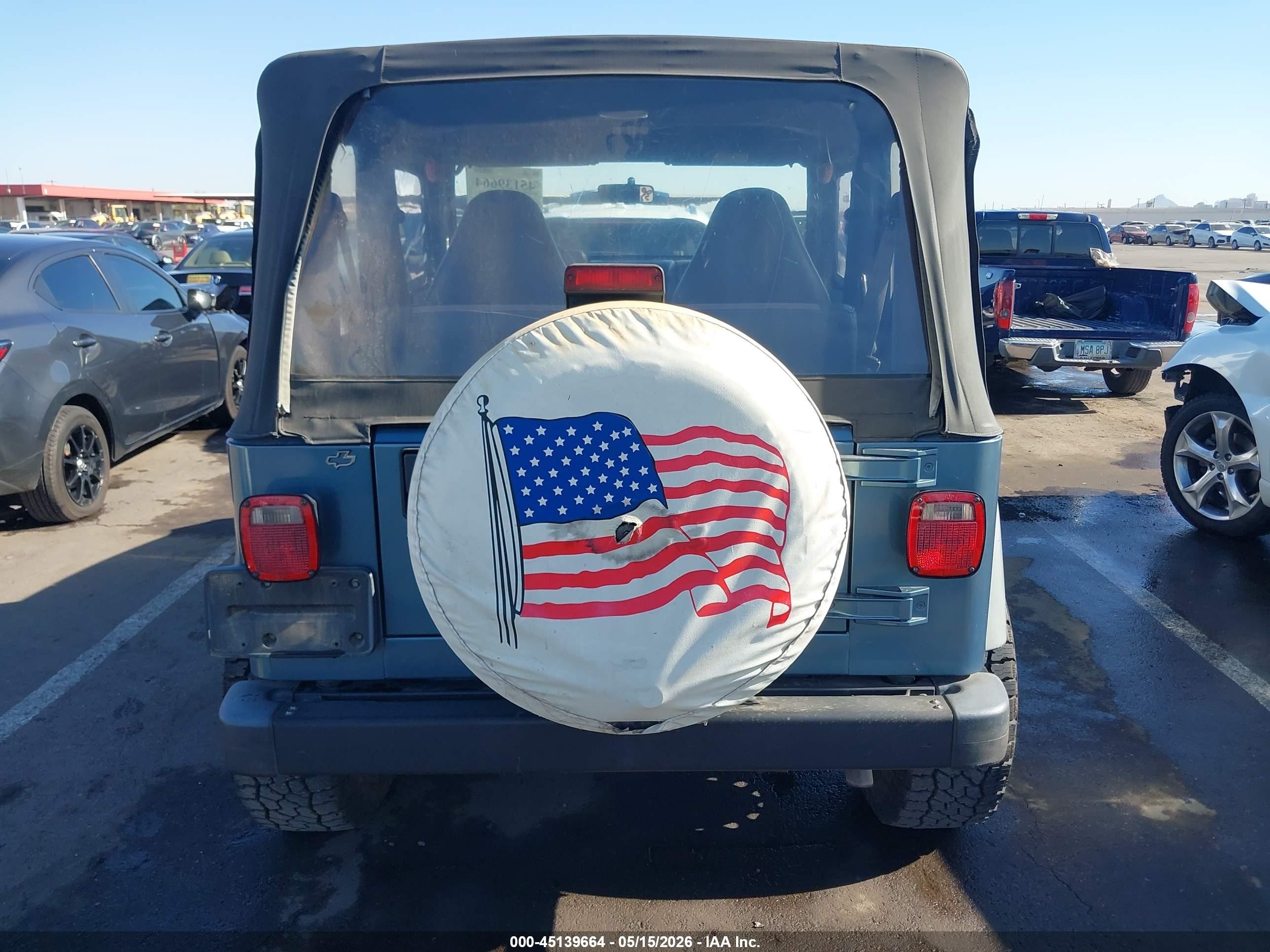 1999 Jeep Wrangler Sport Синий vin: 1J4FY19S2XP467347