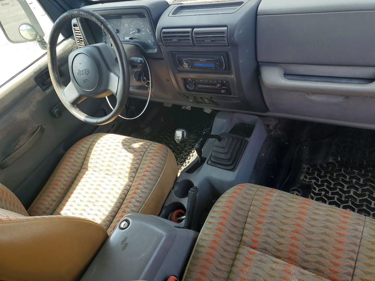 1997 Jeep Wrangler / Tj Sport Blue vin: 1J4FY19S4VP538741