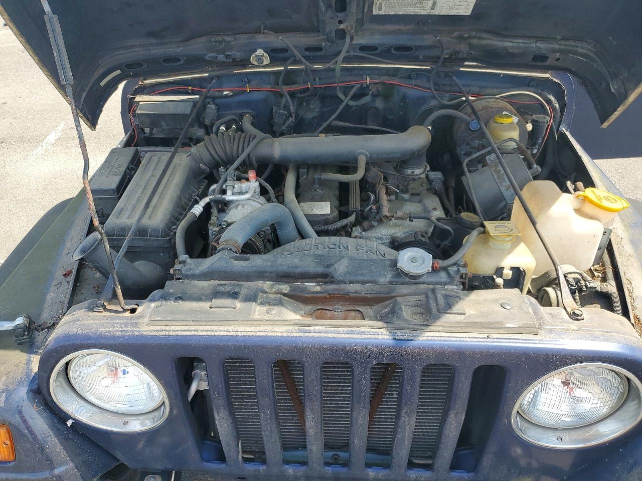 1997 Jeep Wrangler / Tj Sport Blue vin: 1J4FY19S4VP538741
