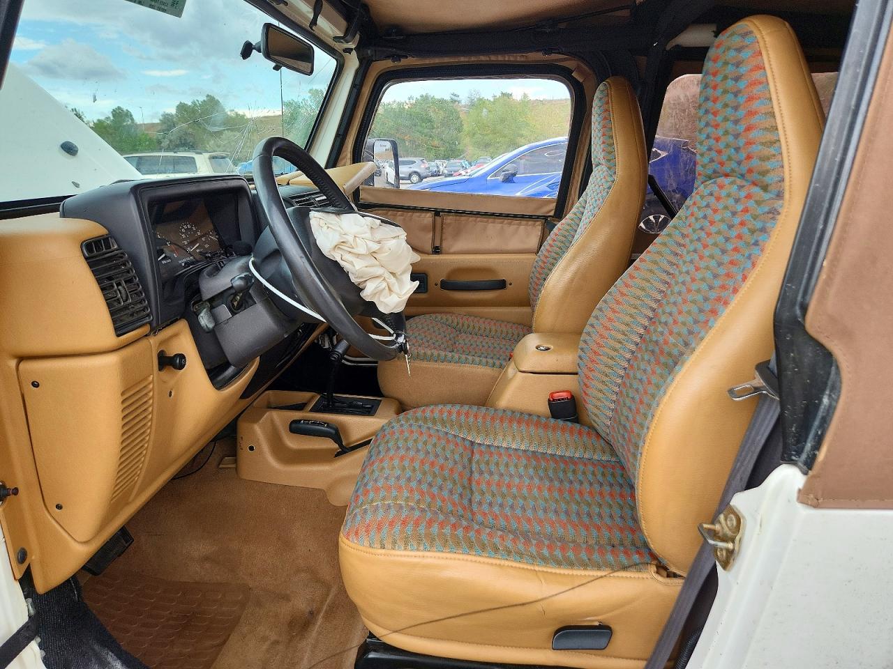 1997 Jeep Wrangler / Tj Sport White vin: 1J4FY19S5VP433027