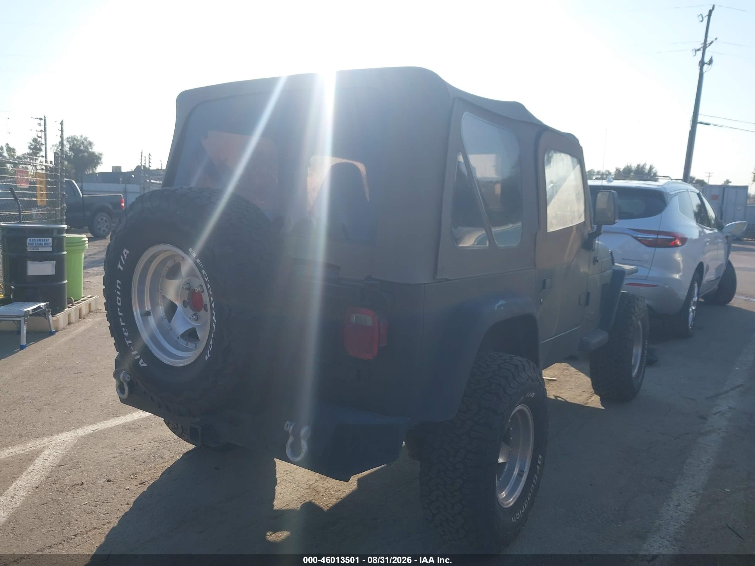 1999 Jeep Wrangler Sport Black vin: 1J4FY19S5XP460862