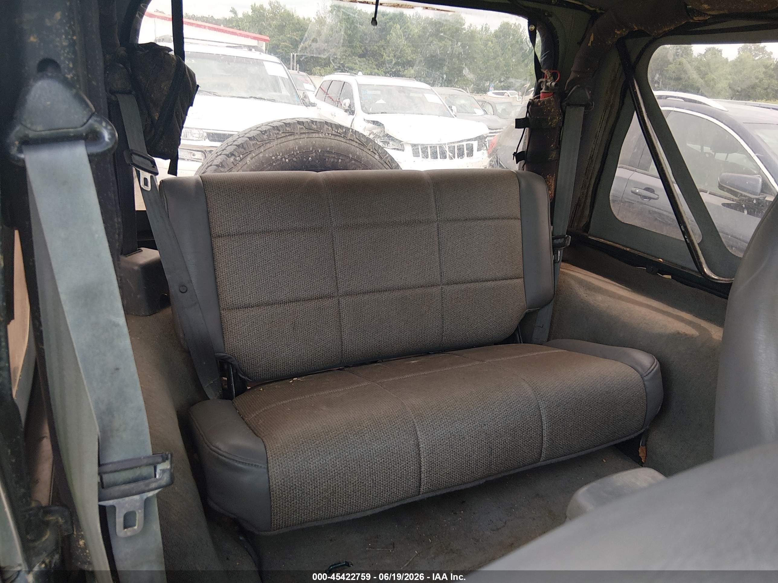 1997 Jeep Wrangler Sport Black vin: 1J4FY19S6VP446126