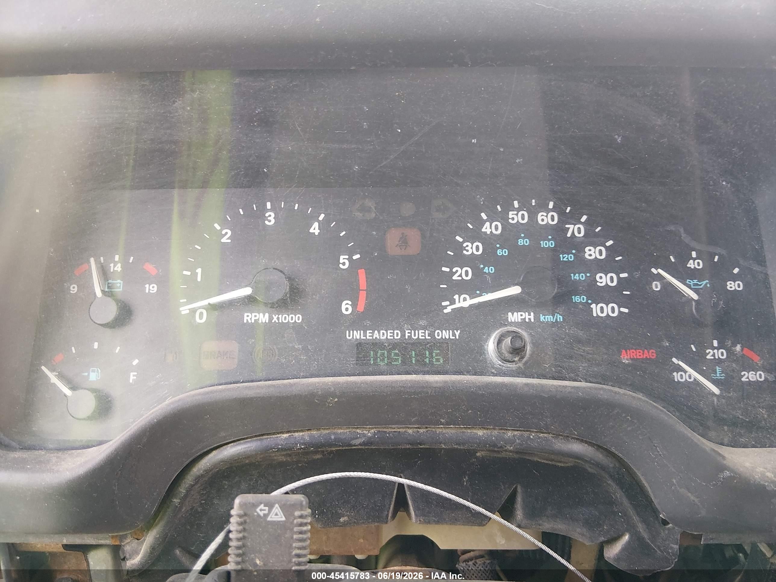 1997 Jeep Wrangler Sport Orange vin: 1J4FY19S7VP441369