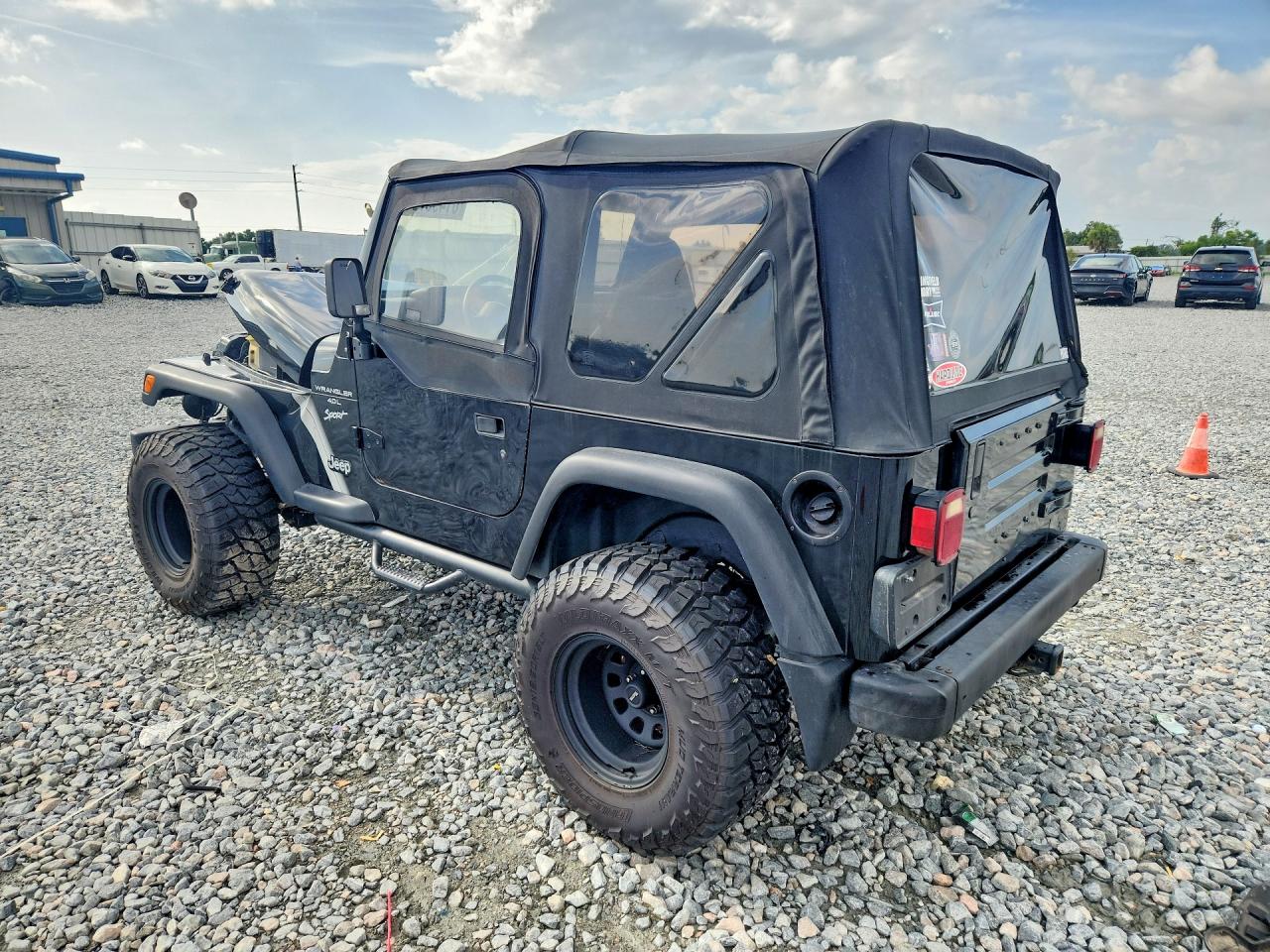 1999 Jeep Wrangler / Tj Sport Black vin: 1J4FY19S7XP462967