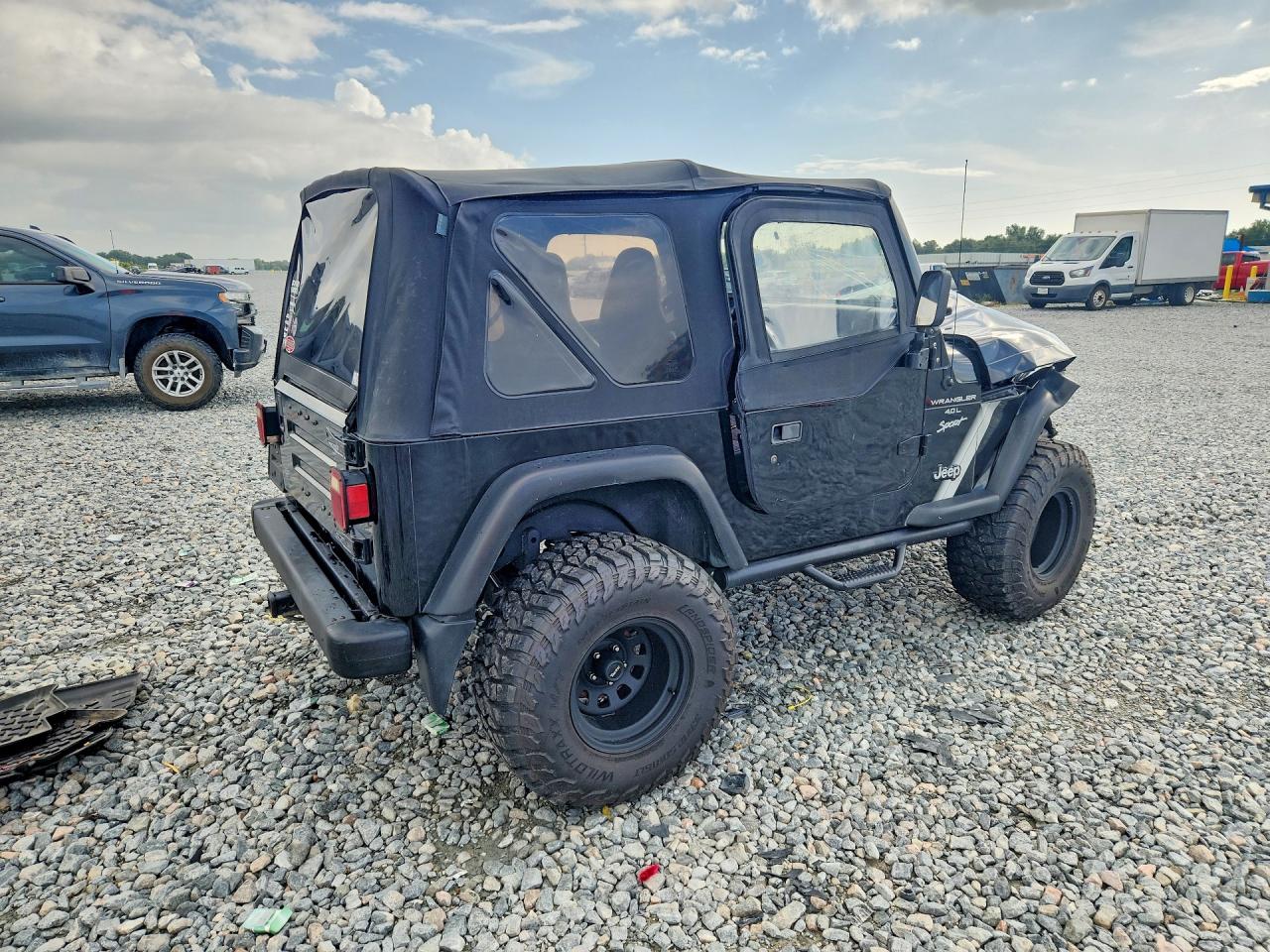 1999 Jeep Wrangler / Tj Sport Black vin: 1J4FY19S7XP462967