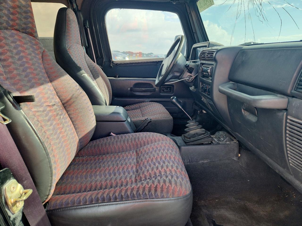1999 Jeep Wrangler / Tj Sport Black vin: 1J4FY19S7XP462967