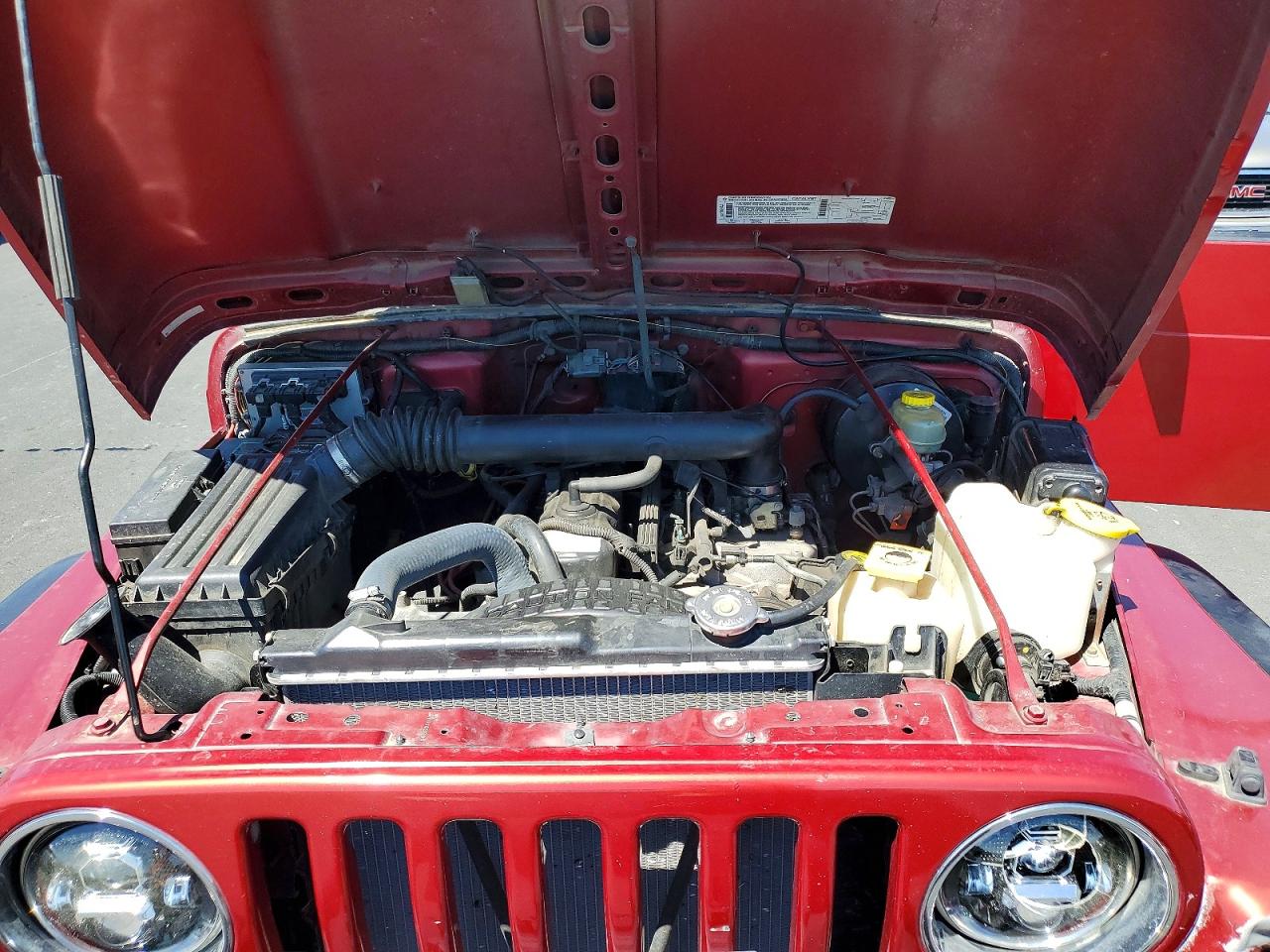 1999 Jeep Wrangler / Tj Sport Orange vin: 1J4FY19S7XP491613