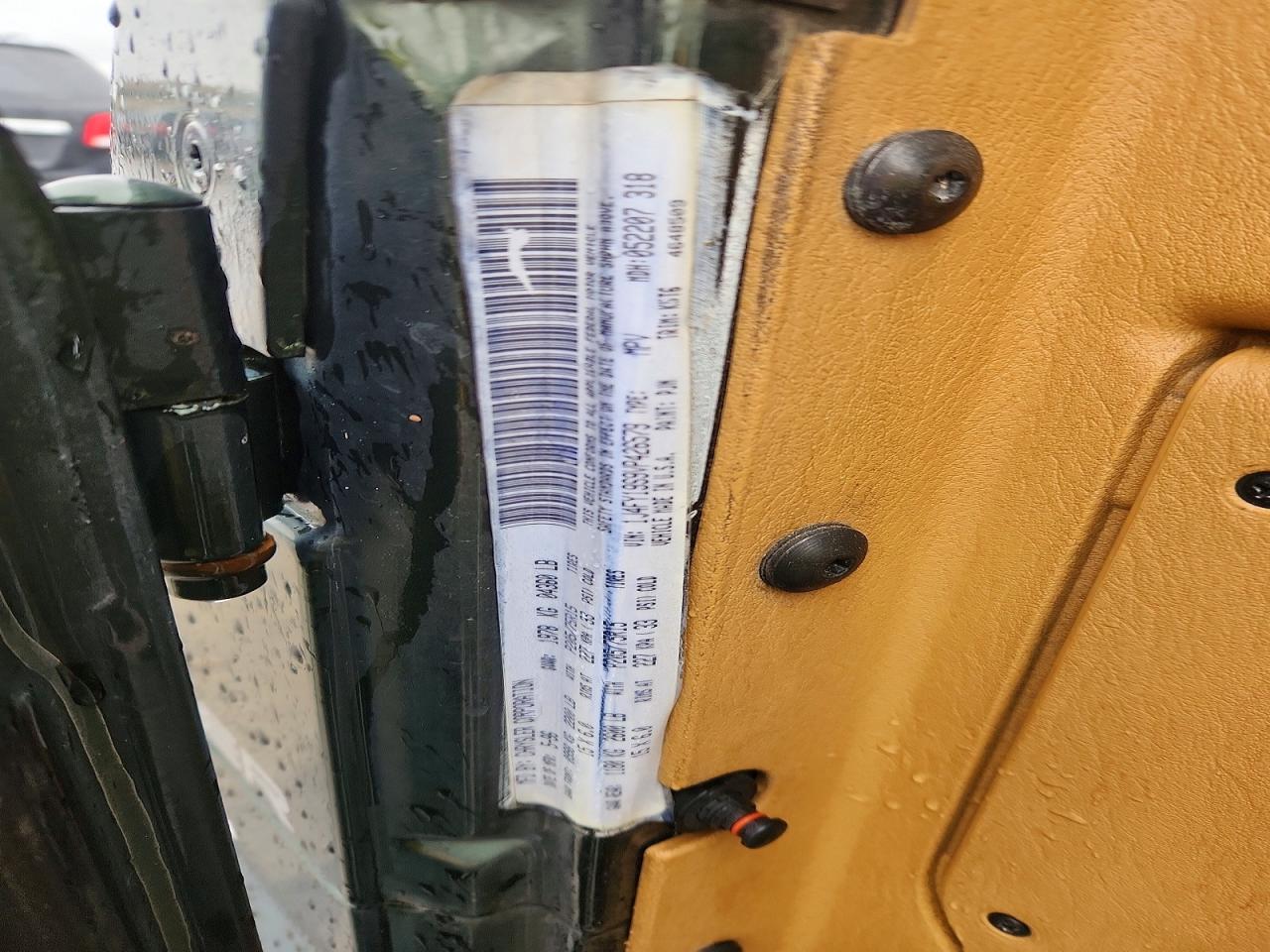 1997 Jeep Wrangler / Tj Sport Зеленый vin: 1J4FY19S9VP426579