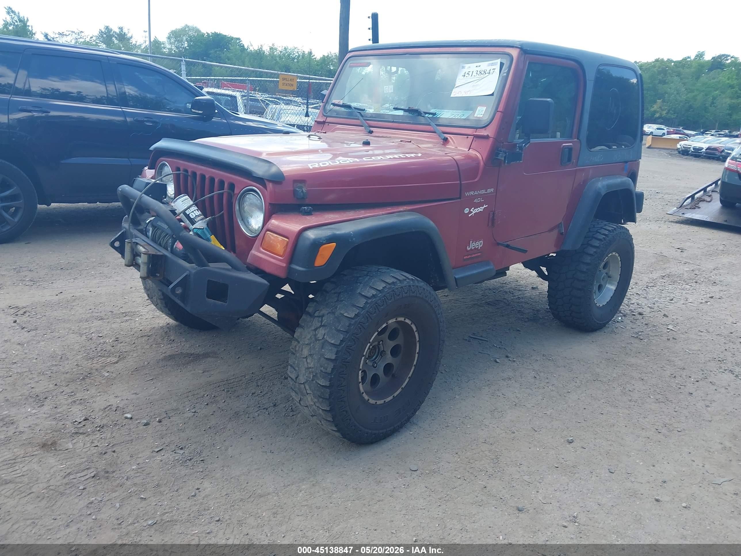 1998 Jeep Wrangler Sport Красный vin: 1J4FY19S9WP776988