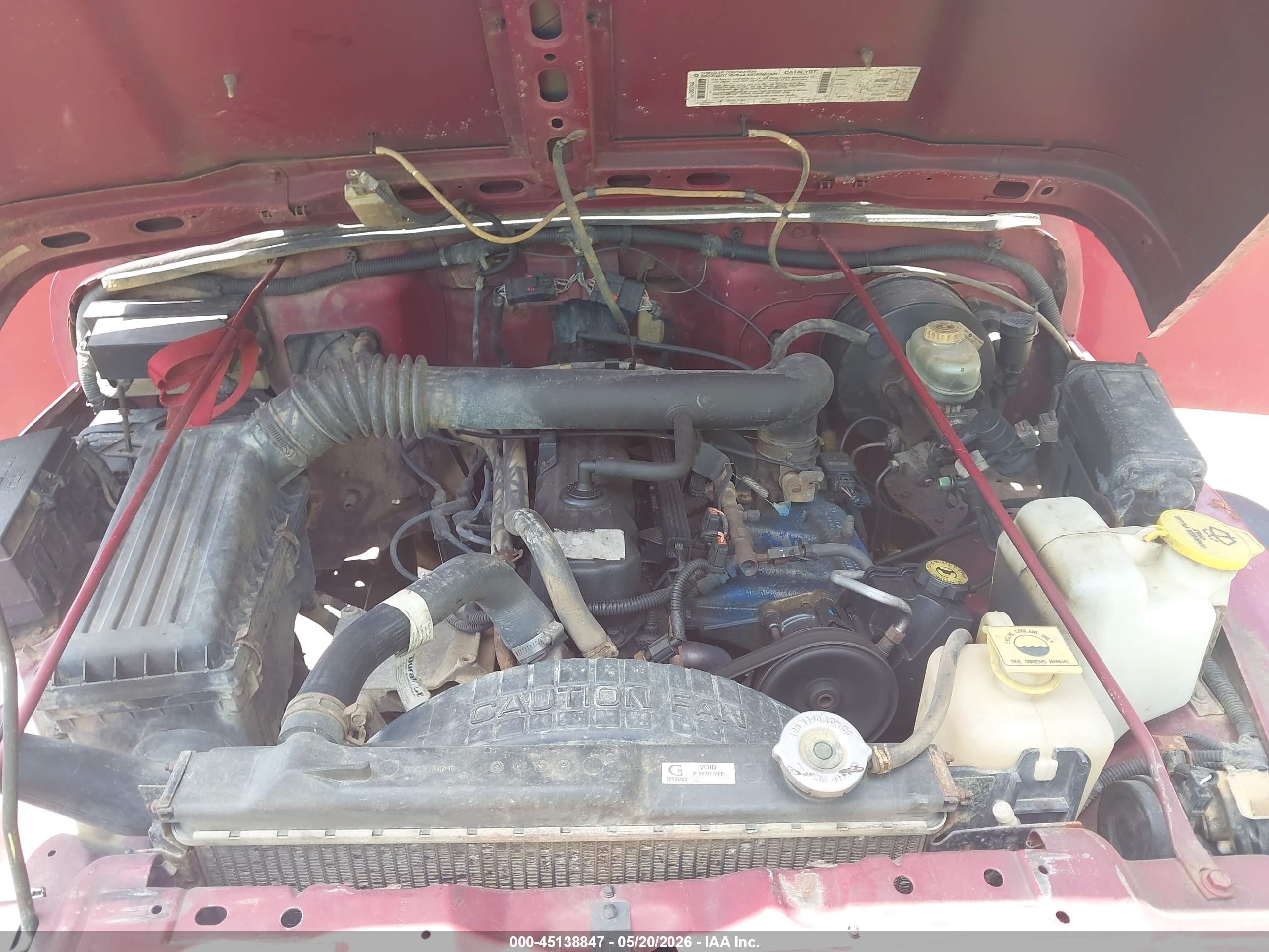 1998 Jeep Wrangler Sport Красный vin: 1J4FY19S9WP776988