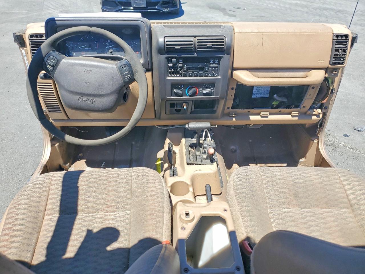 1999 Jeep Wrangler / Tj Sport Gold vin: 1J4FY19S9XP409560