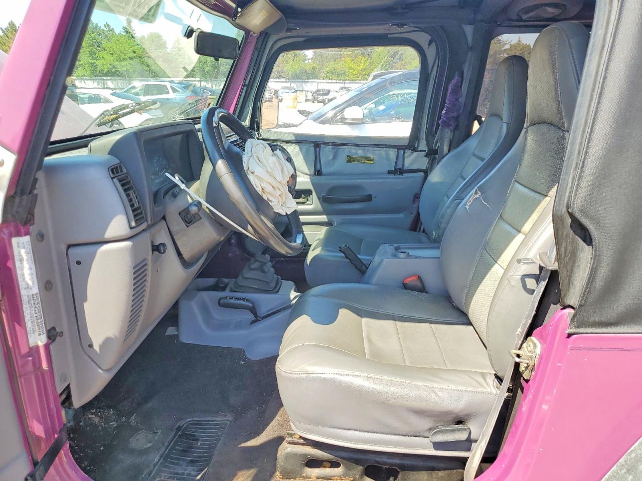1997 Jeep Wrangler / Tj Se Purple vin: 1J4FY29P0VP428612