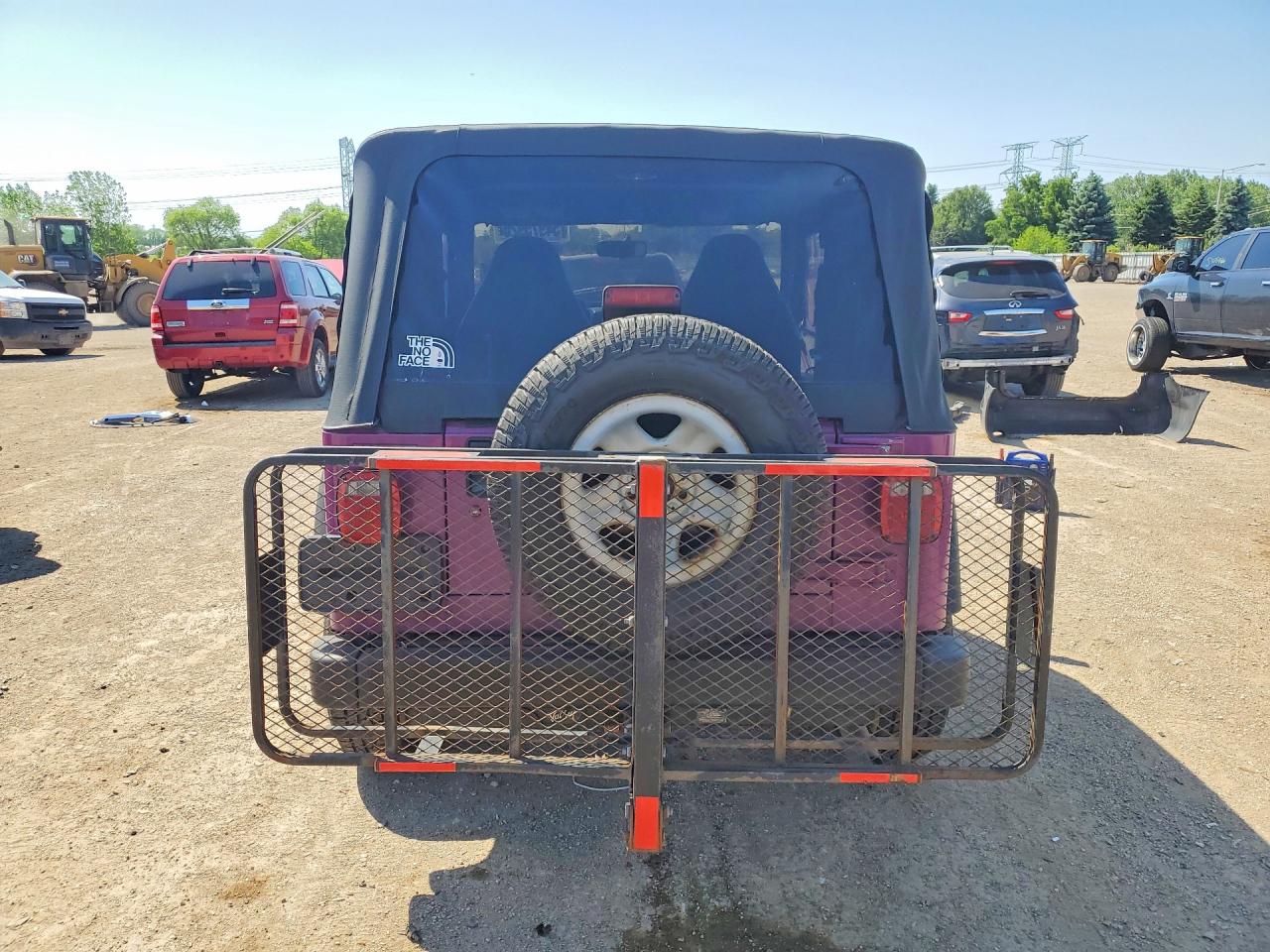 1997 Jeep Wrangler / Tj Se Purple vin: 1J4FY29P0VP428612