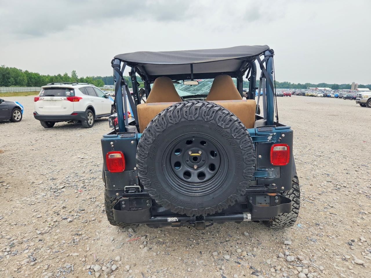 1997 Jeep Wrangler / Tj Se Green vin: 1J4FY29P0VP447564