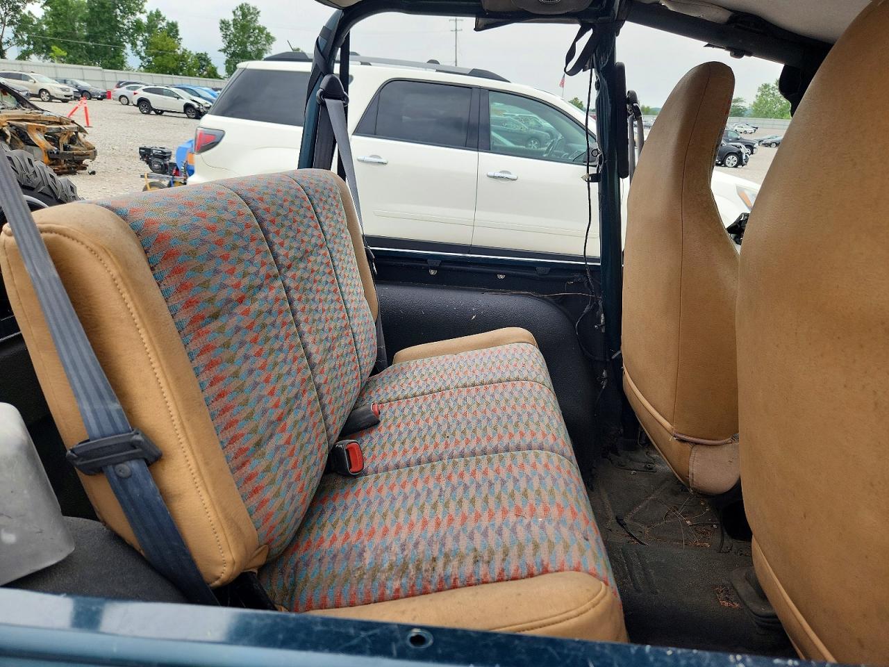 1997 Jeep Wrangler / Tj Se Green vin: 1J4FY29P0VP447564
