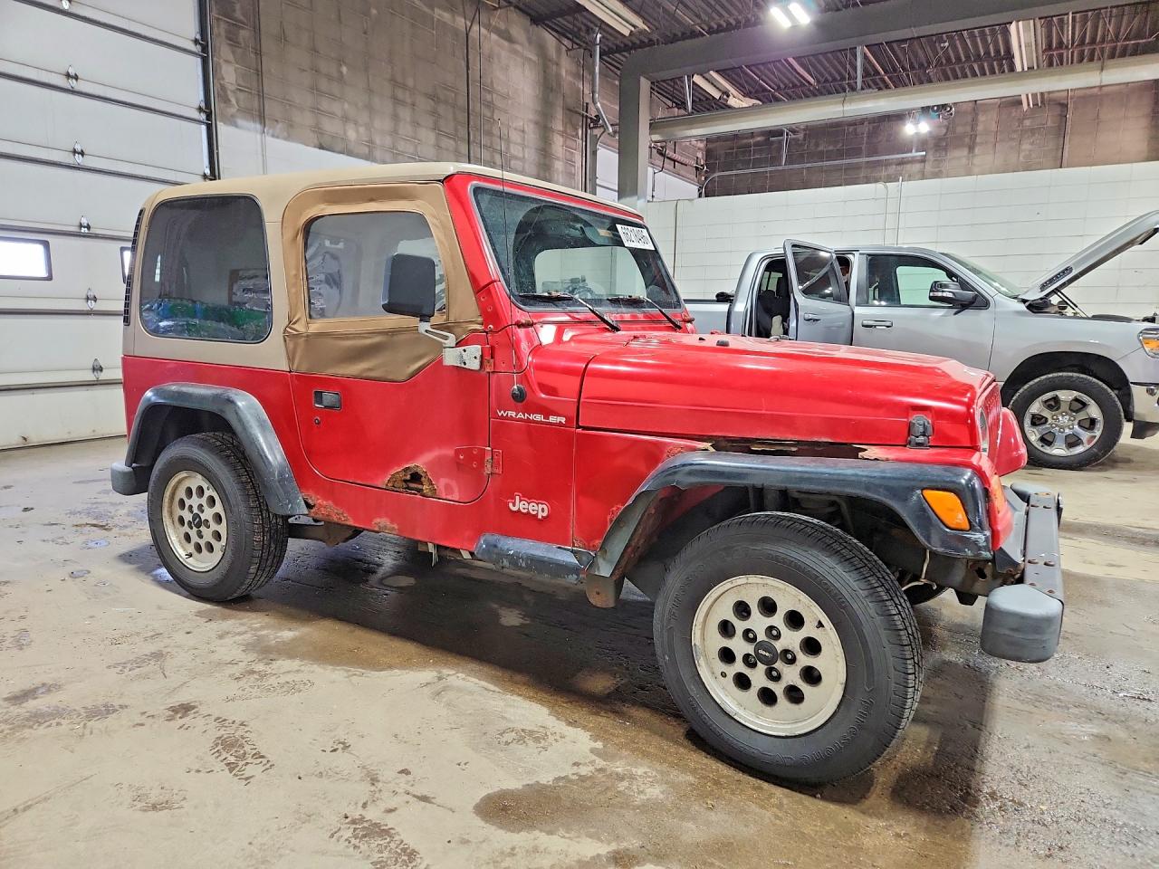 1997 Jeep Wrangler / Tj Se Red vin: 1J4FY29P0VP536521