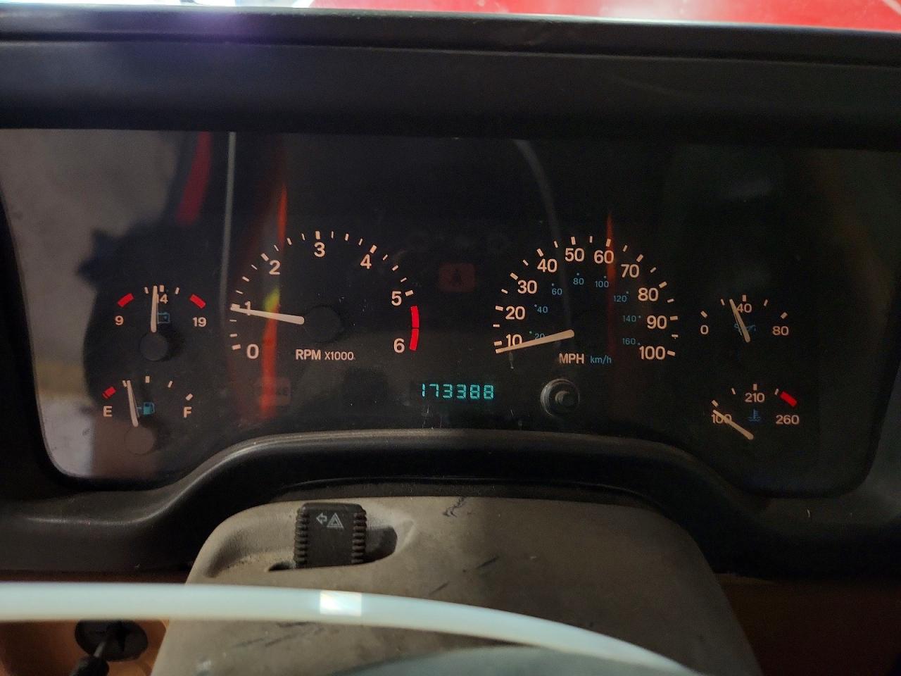 1997 Jeep Wrangler / Tj Se Red vin: 1J4FY29P0VP536521