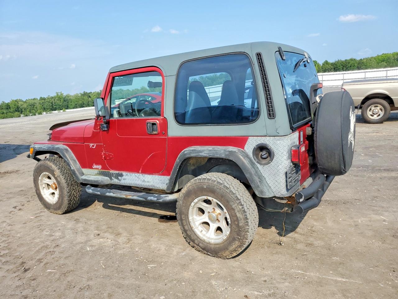 1998 Jeep Wrangler / Tj Se Red vin: 1J4FY29P0WP783376