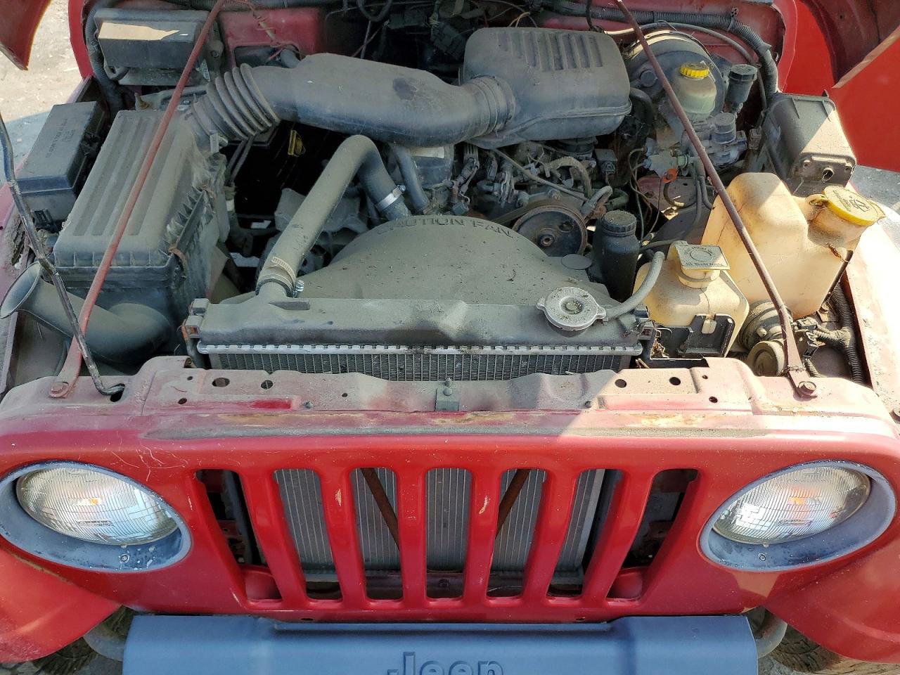 1998 Jeep Wrangler / Tj Se Red vin: 1J4FY29P0WP783376