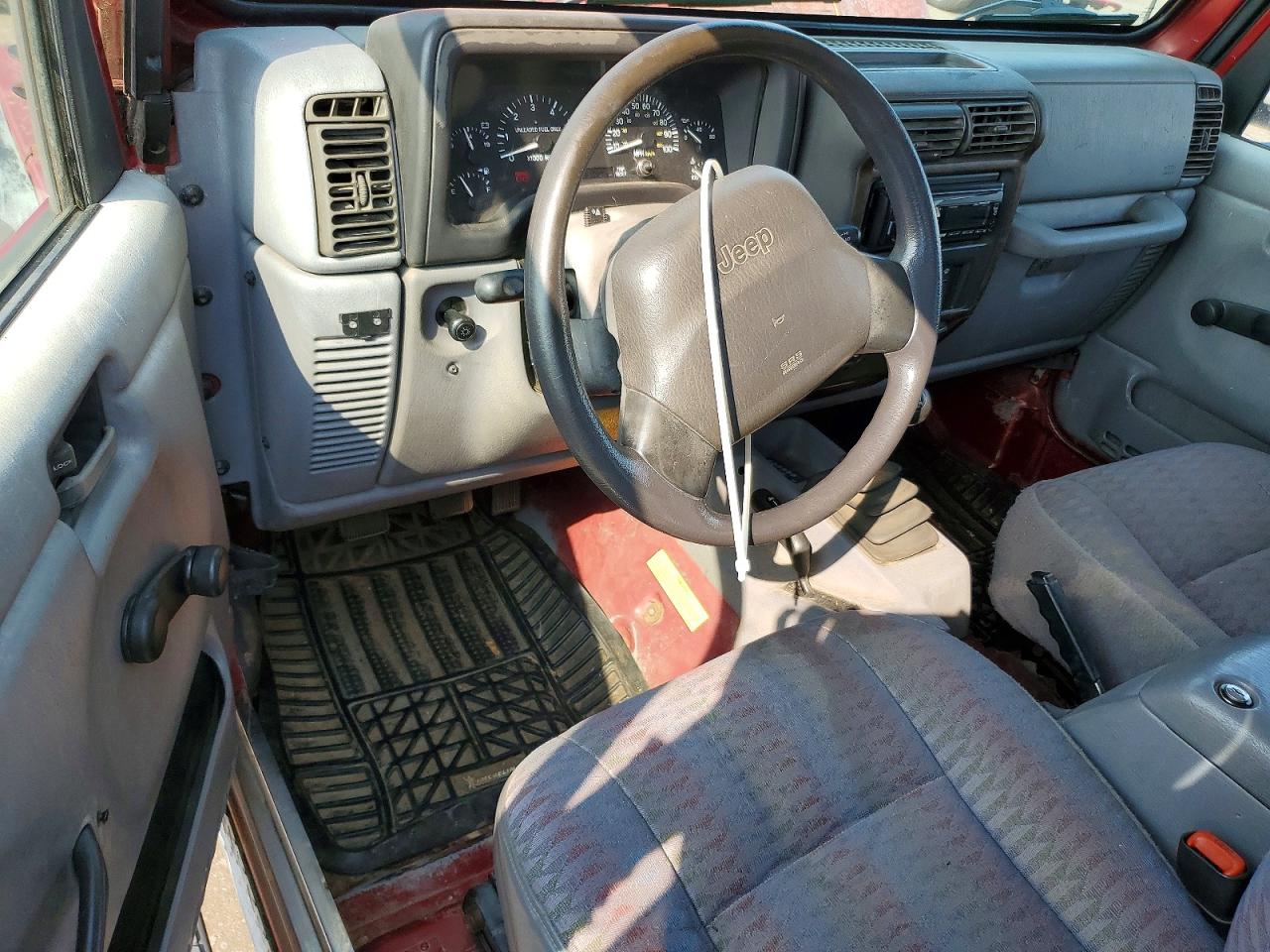 1998 Jeep Wrangler / Tj Se Red vin: 1J4FY29P0WP783376