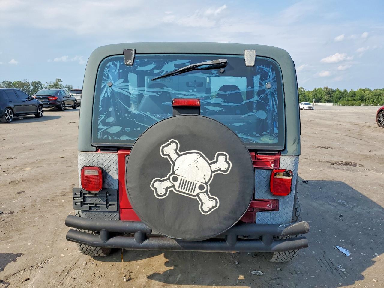 1998 Jeep Wrangler / Tj Se Red vin: 1J4FY29P0WP783376