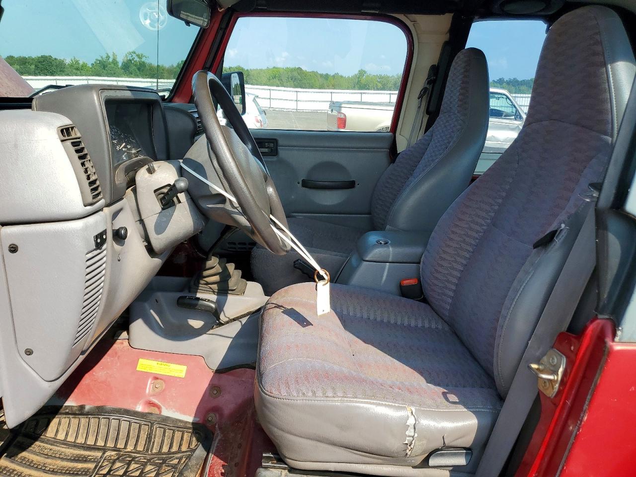1998 Jeep Wrangler / Tj Se Red vin: 1J4FY29P0WP783376