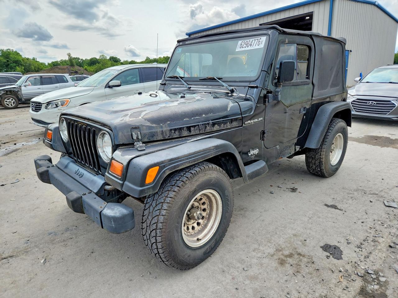 1998 Jeep Wrangler / Tj Se Black vin: 1J4FY29P1WP759300