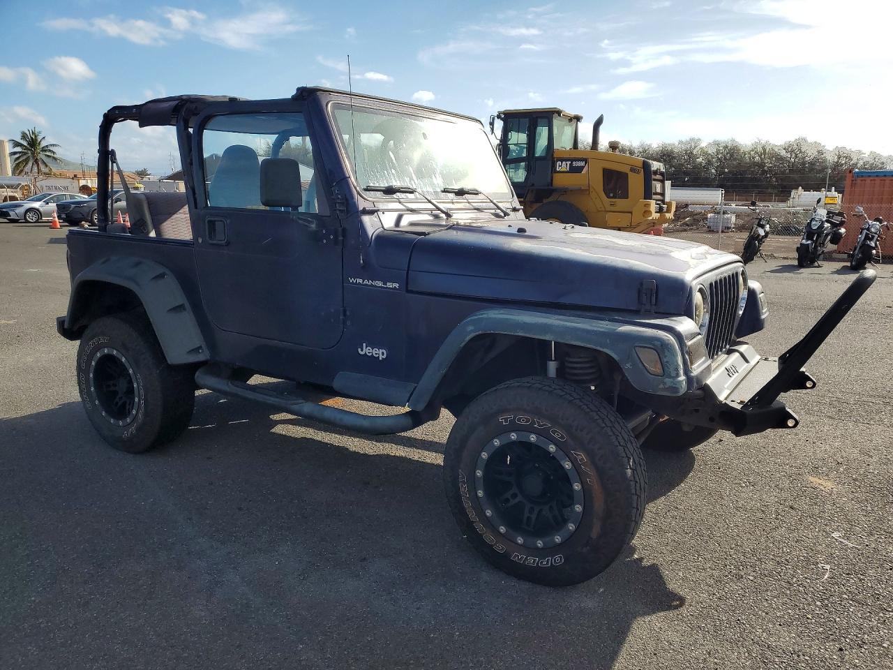 1998 Jeep Wrangler / Tj Se Purple vin: 1J4FY29P1WP764125